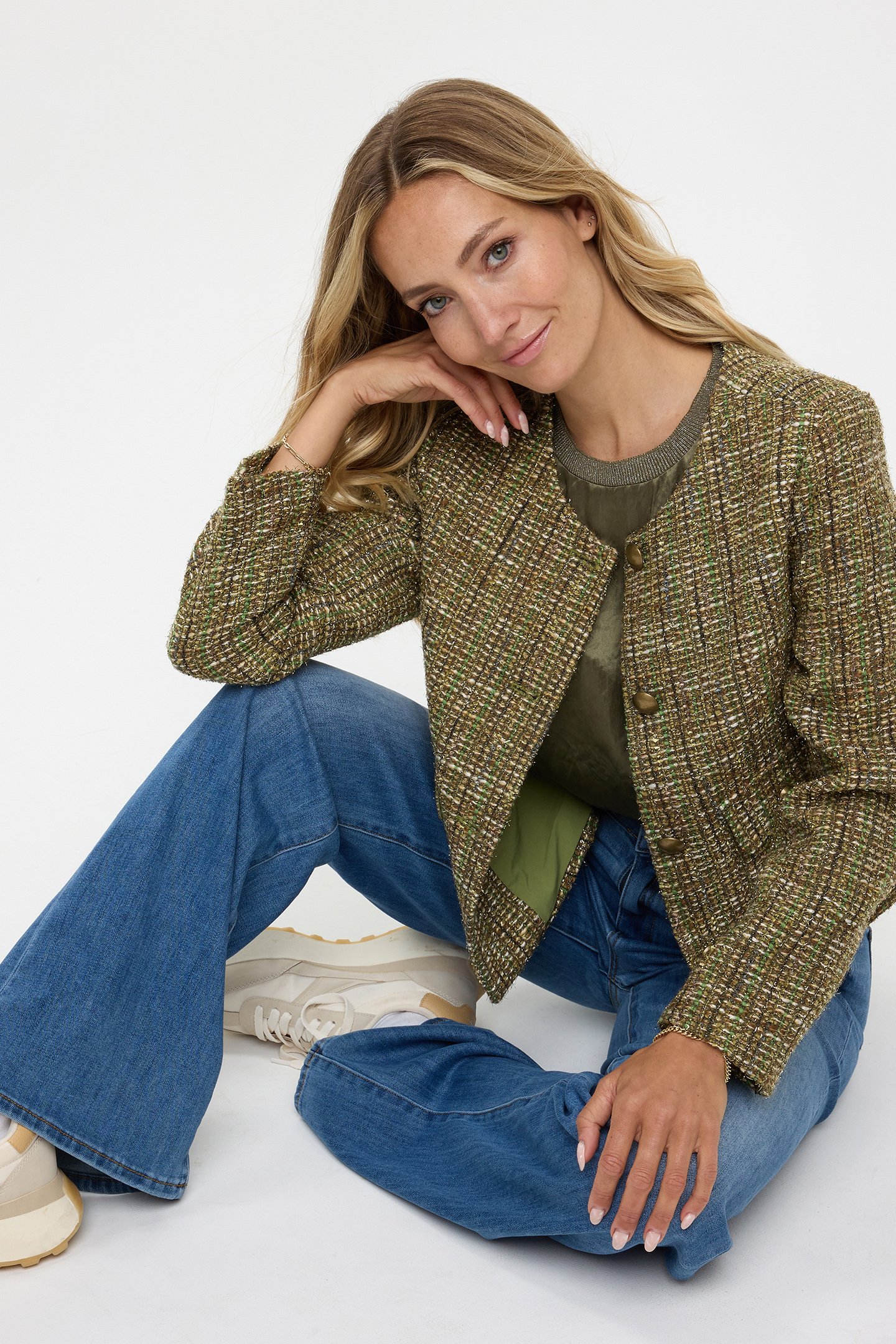 BLAZER TWEED MULTI COLOR 10