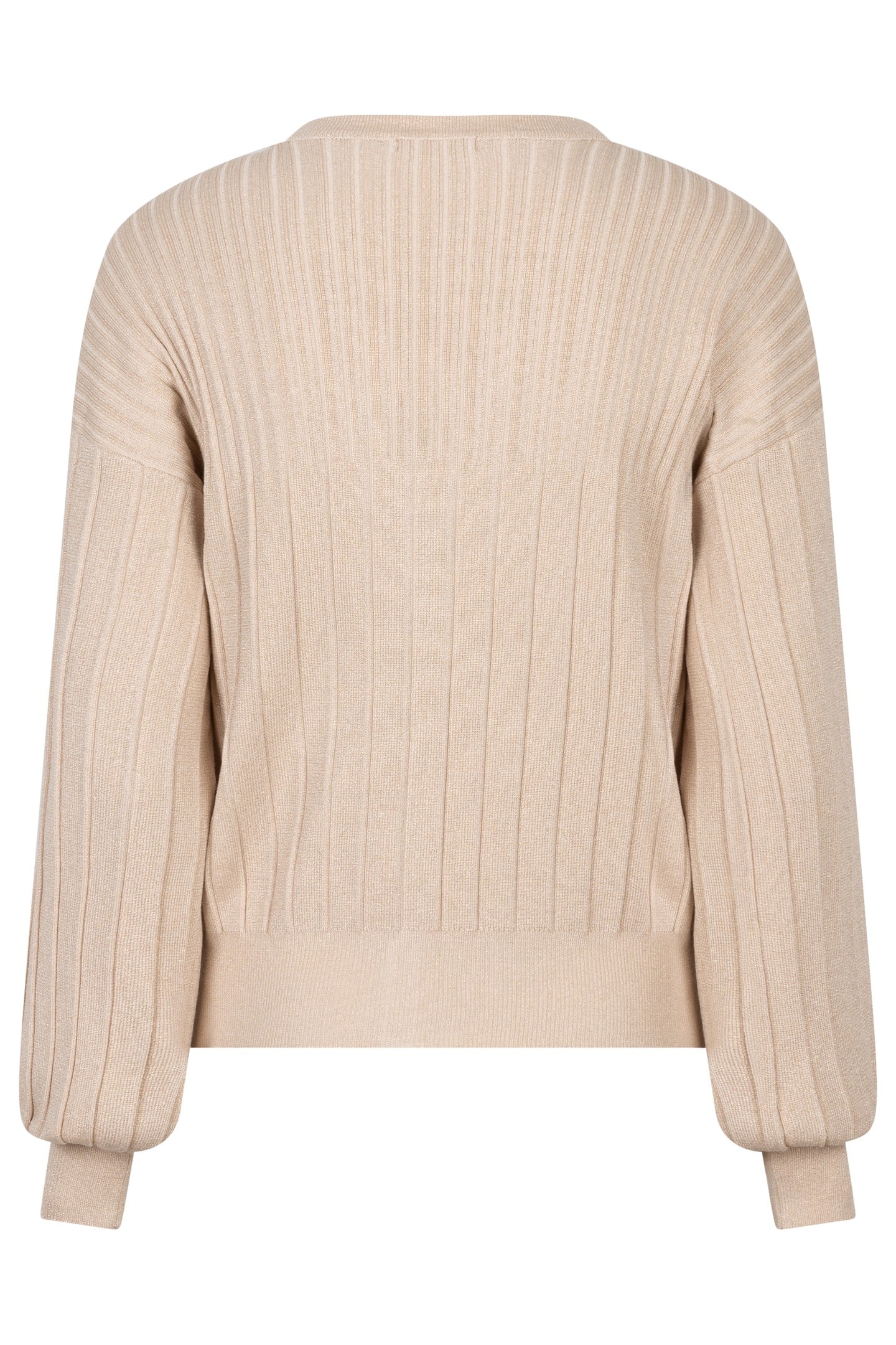CARDIGAN RIB LUREX LIGHT SAND 6