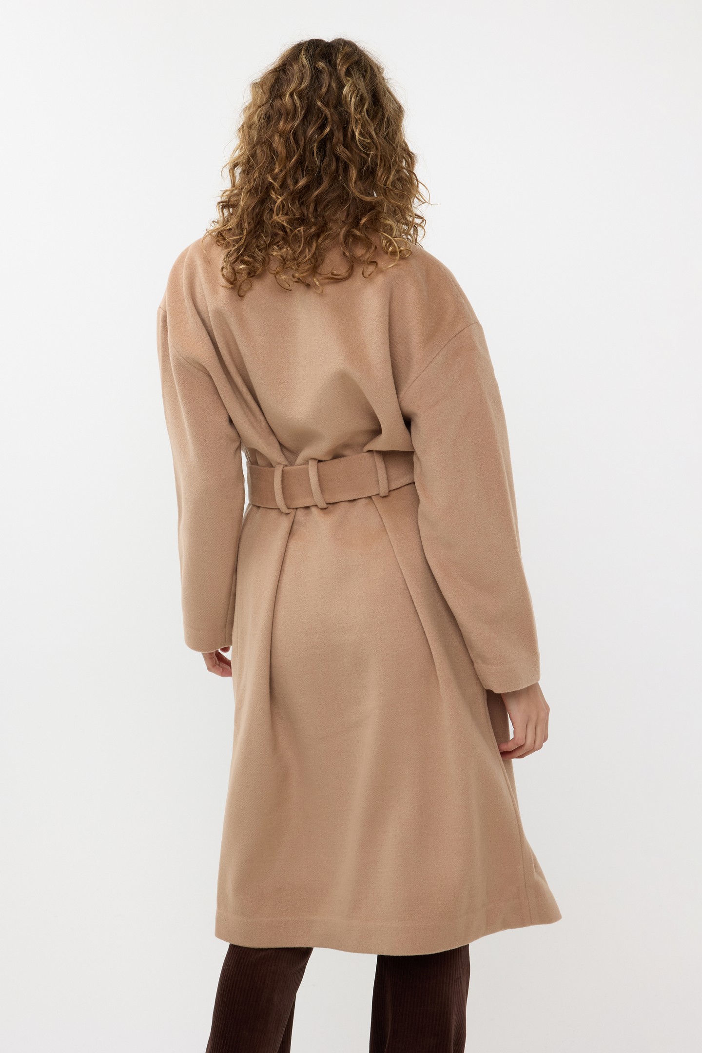 COAT PATCHED POCKETS CAMEL 4