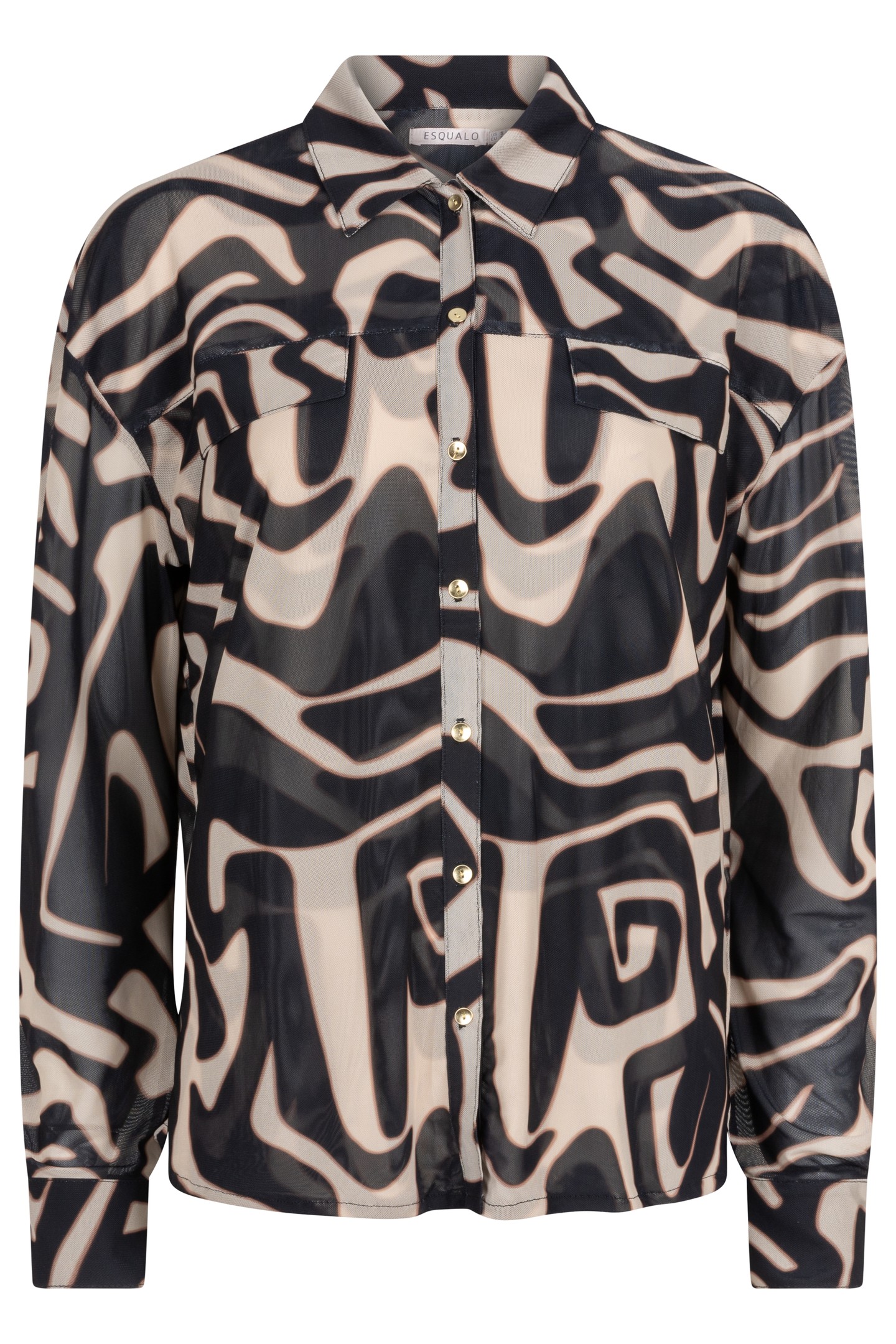 BLOUSE MESH HARMONY PRINT 4