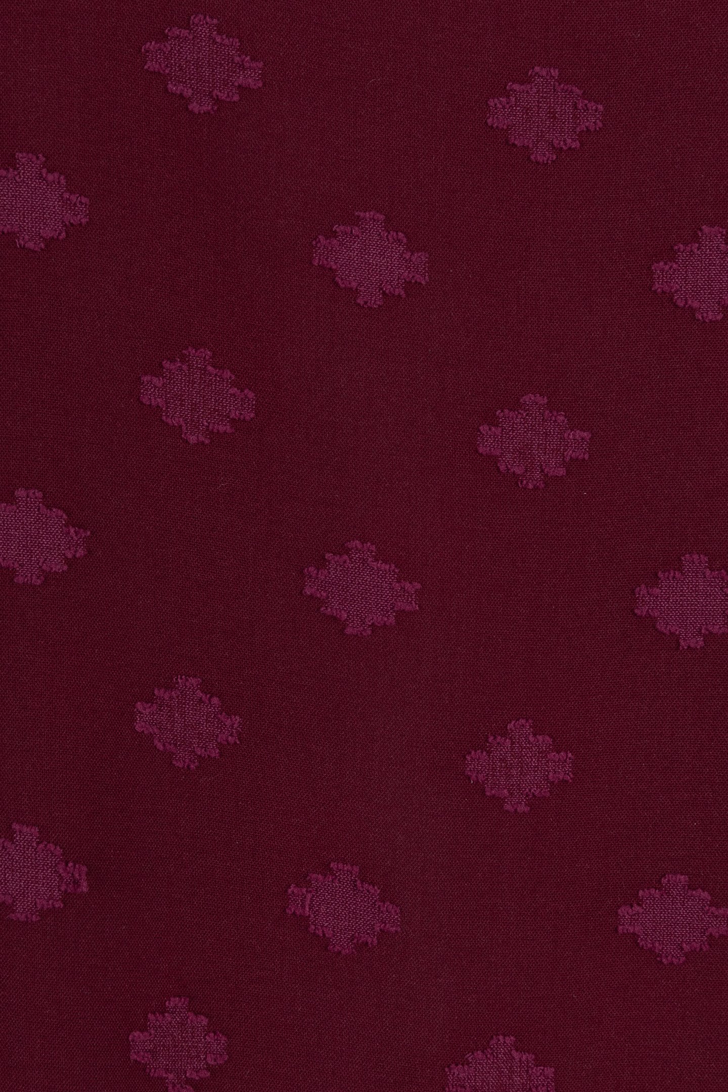 BLOUSE HIGH COLLAR PLUMETIS WINE RED 6