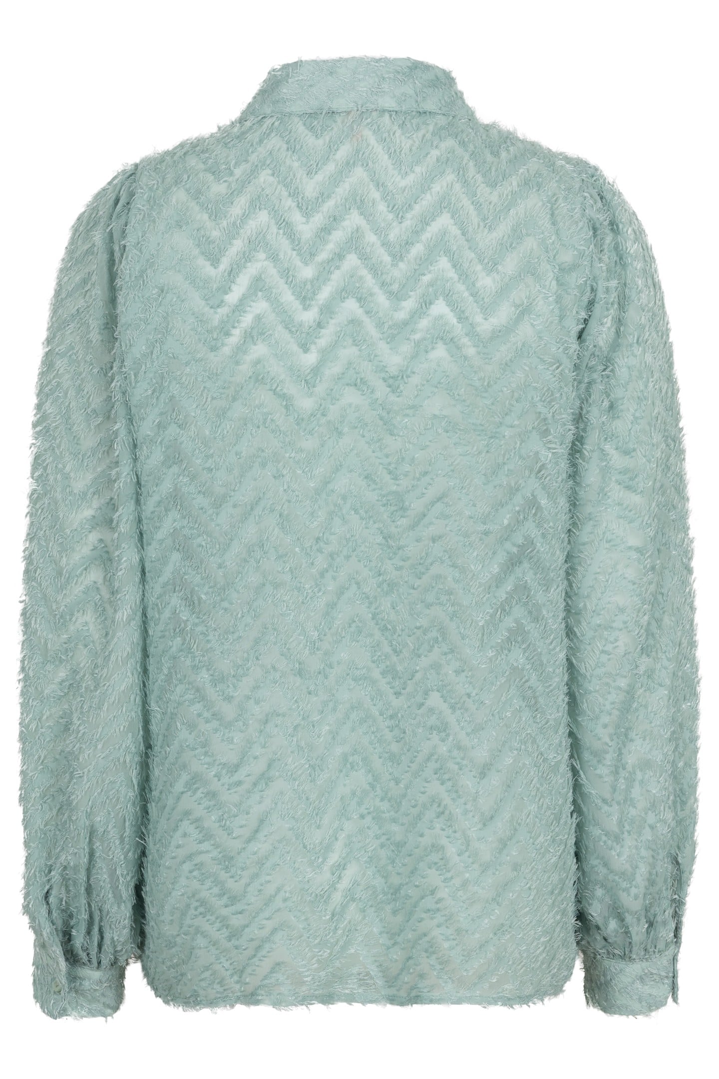 BLOUSE BASIC FLUFFY PLUMETIS JADE 5