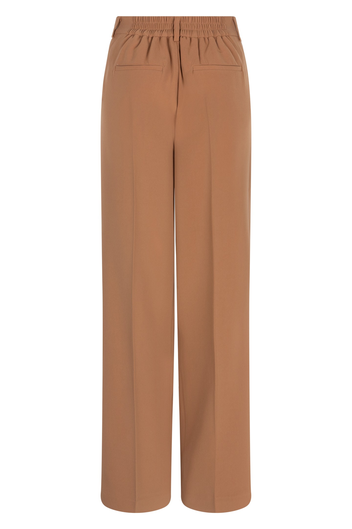 TROUSERS WIDE CITY COPPER BROWN 5