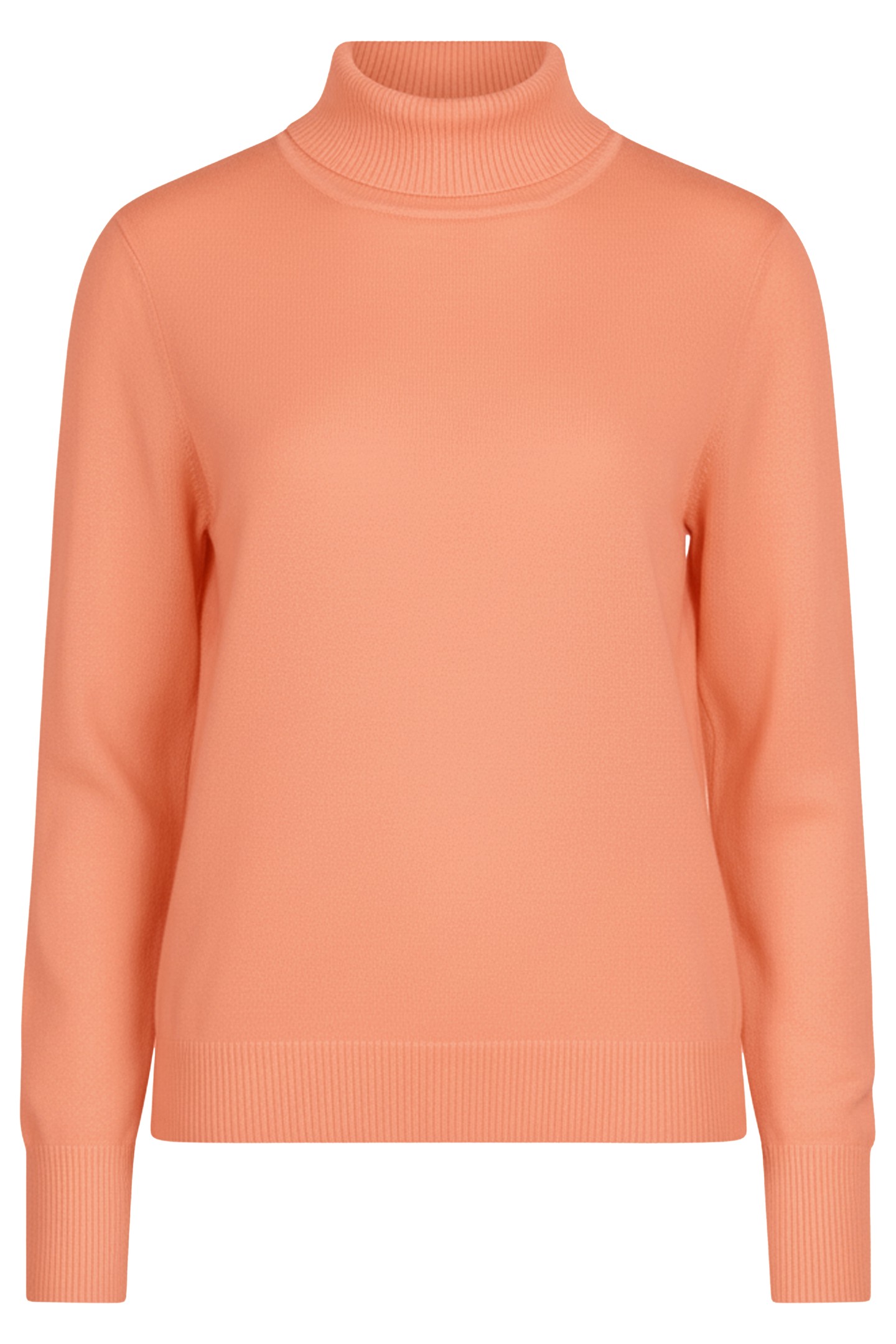 SWEATER COL BASIC KNIT AMBER GLOW 1