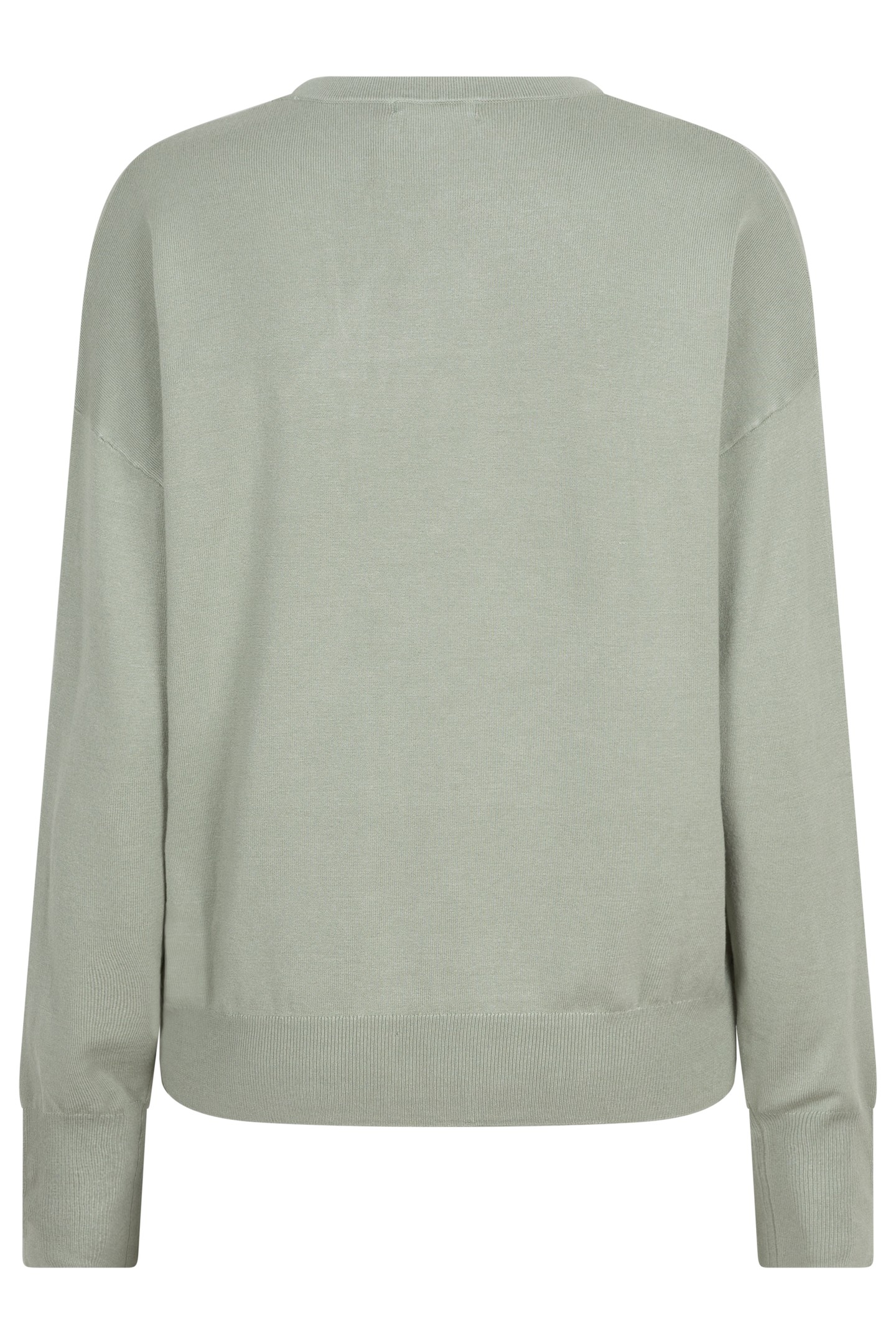 SWEATER R-NECK BASIC KNIT JADE 5