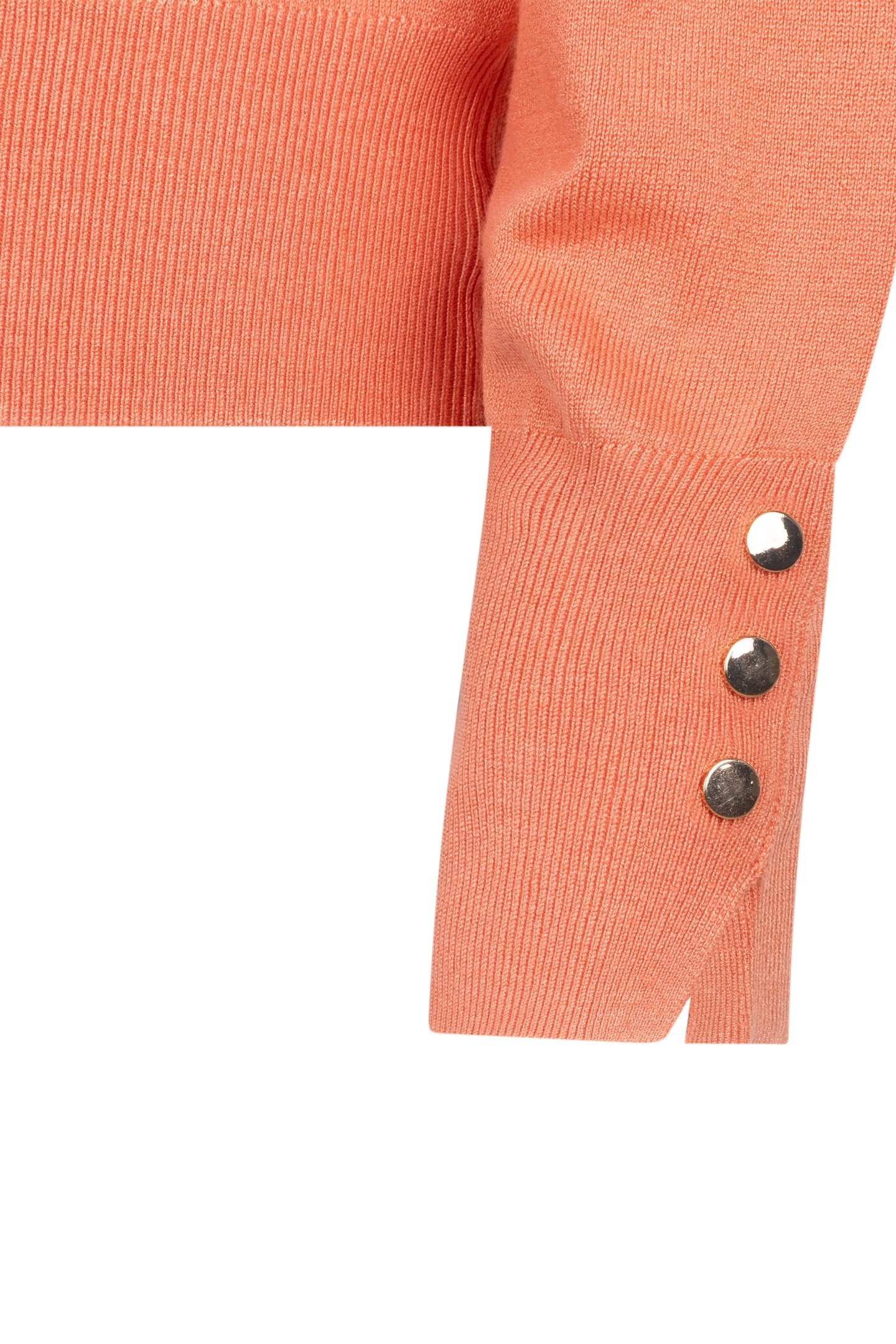 SWEATER R-NECK BASIC KNIT AMBER GLOW 7