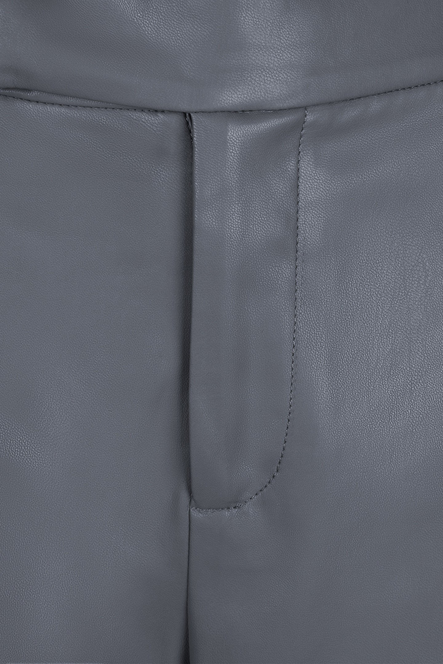 DRESS V/NECK VEGAN LEATHER BLACK 10