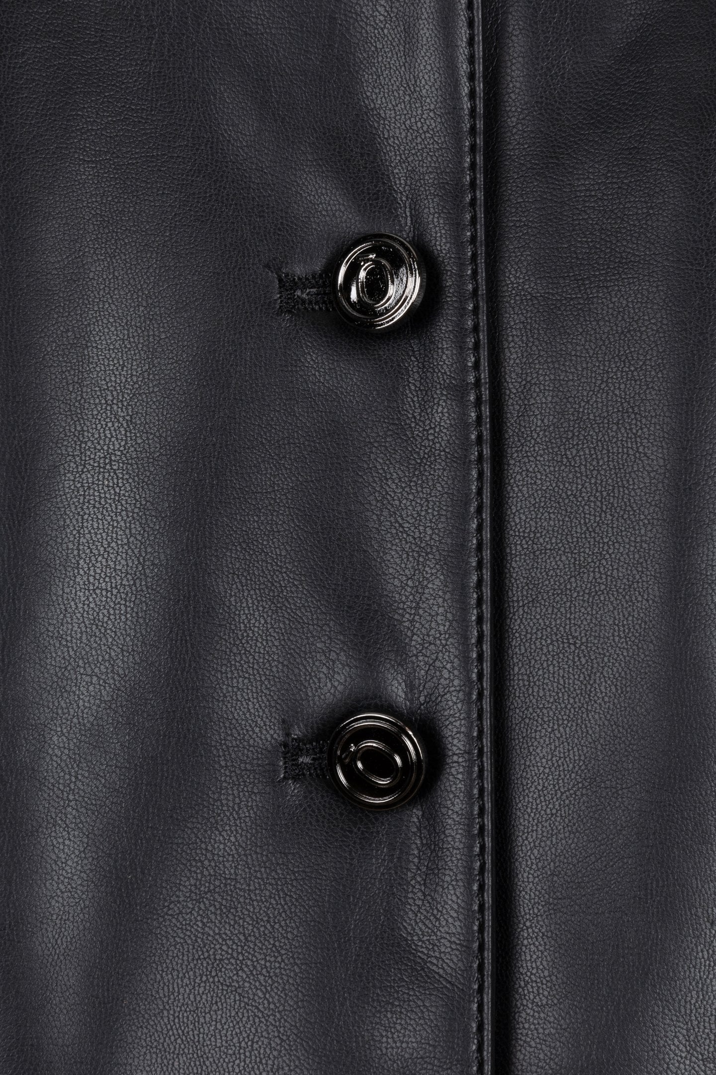 GILET SHORT VEGAN LEATHER BLACK 7