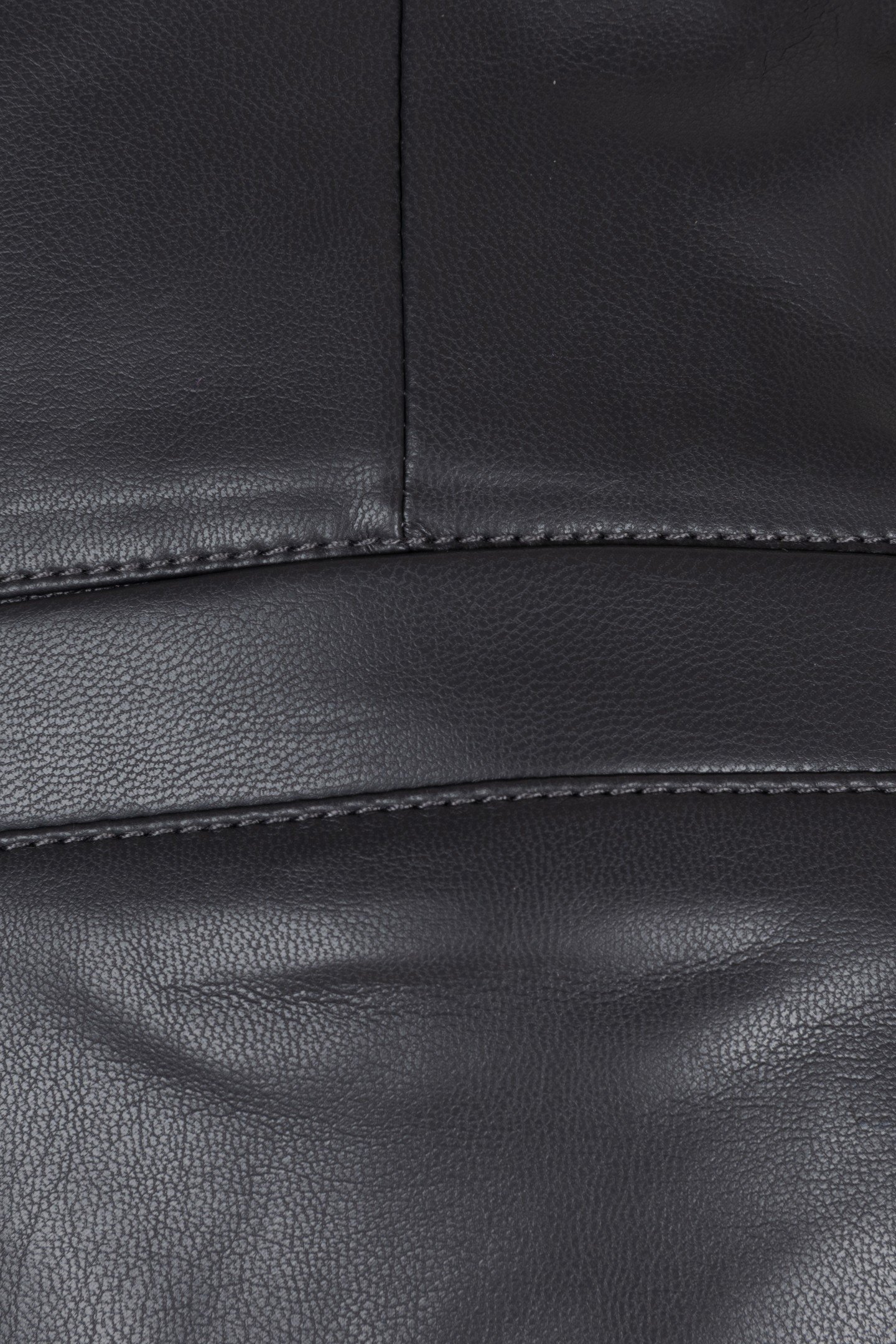 TROUSERS WIDE VEGAN LEATHER GREY 8