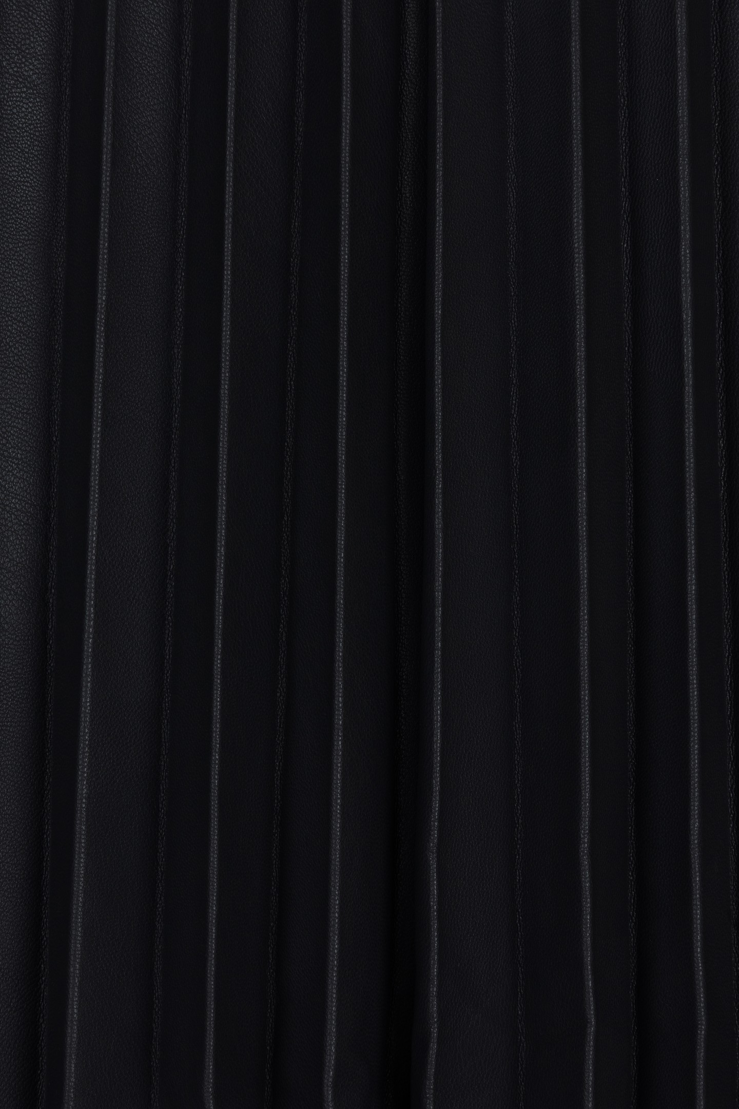 SKIRT PLISSE VEGAN LEATHER BLACK 3