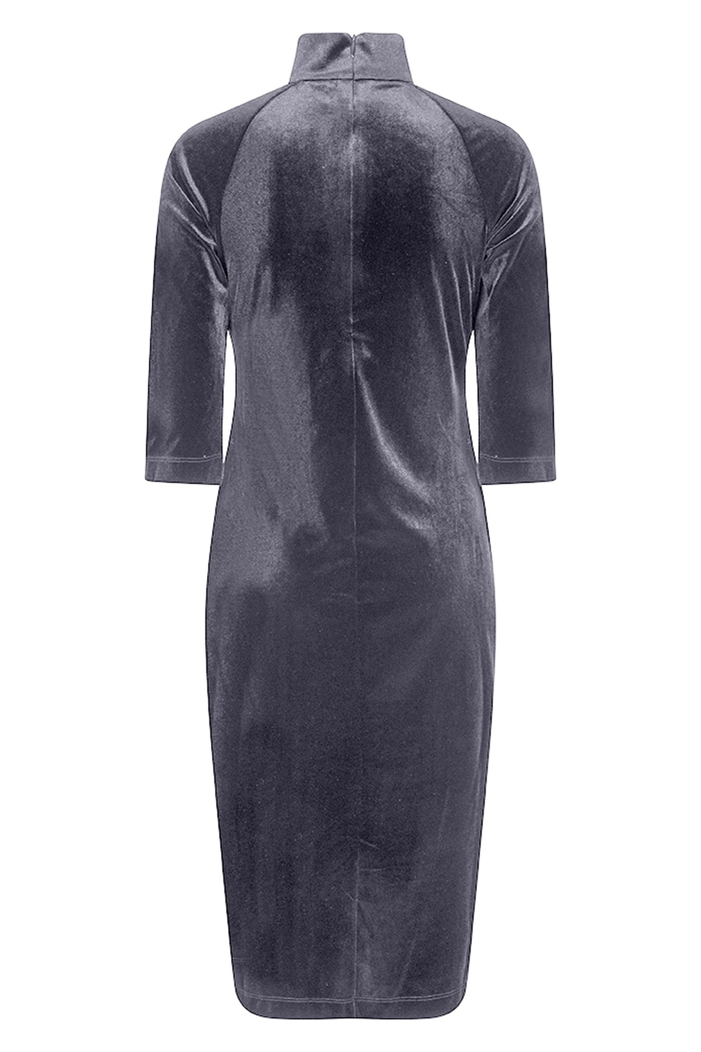 DRESS VELOURS GATHERING GREY 2