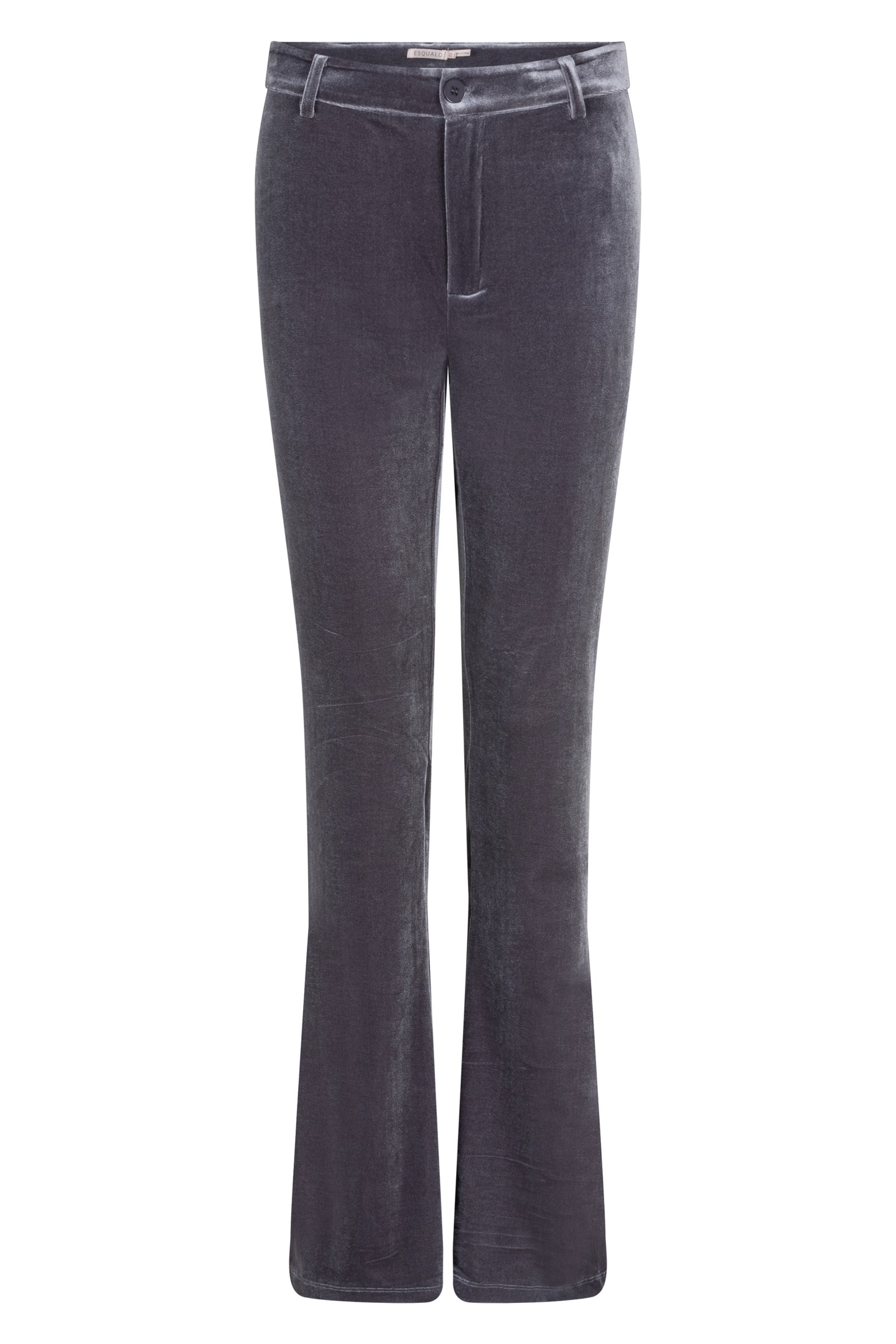 TROUSERS FLAIR VELOURS GREY 4
