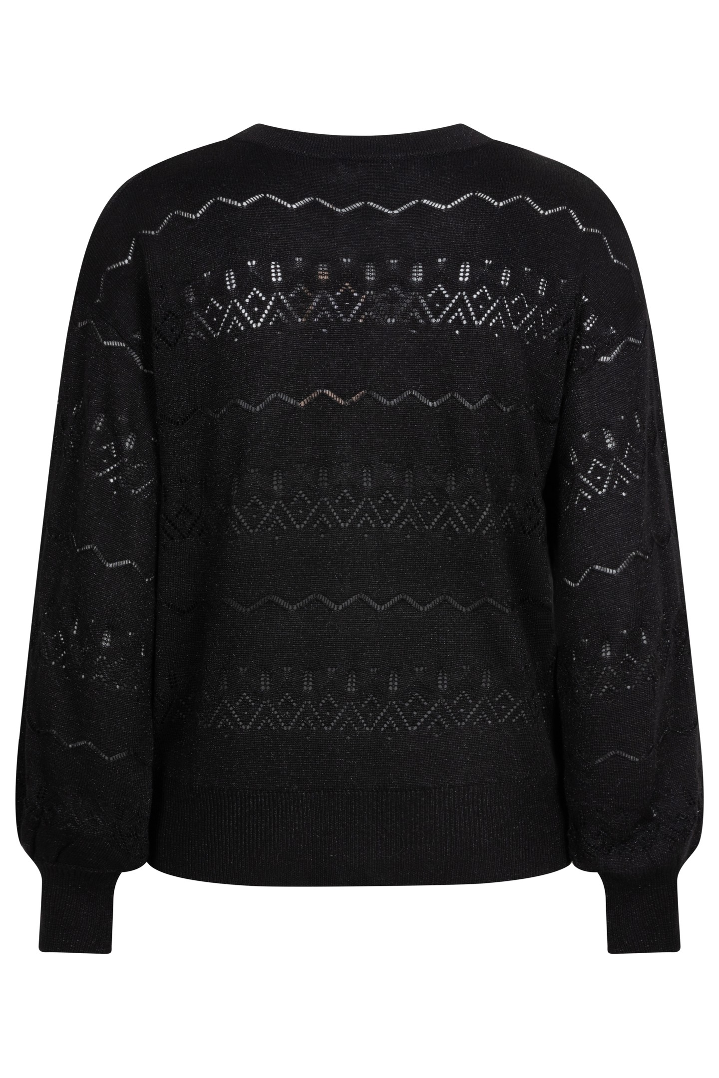 CARDIGAN S/SLV LUREX BLACK 4