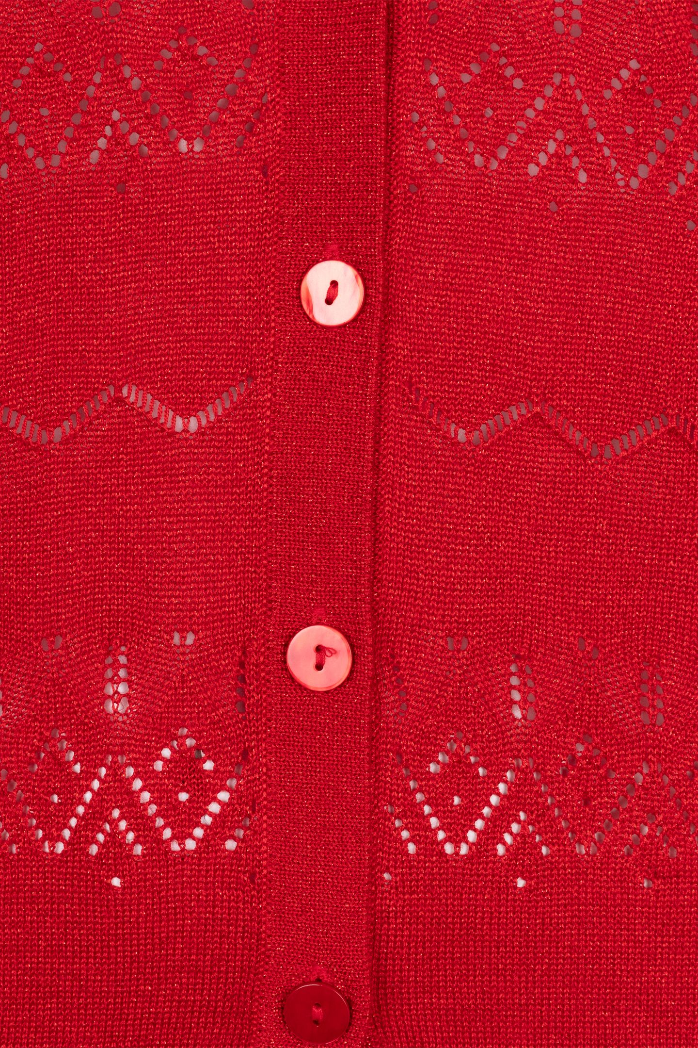 CARDIGAN S/SLV LUREX RED 7