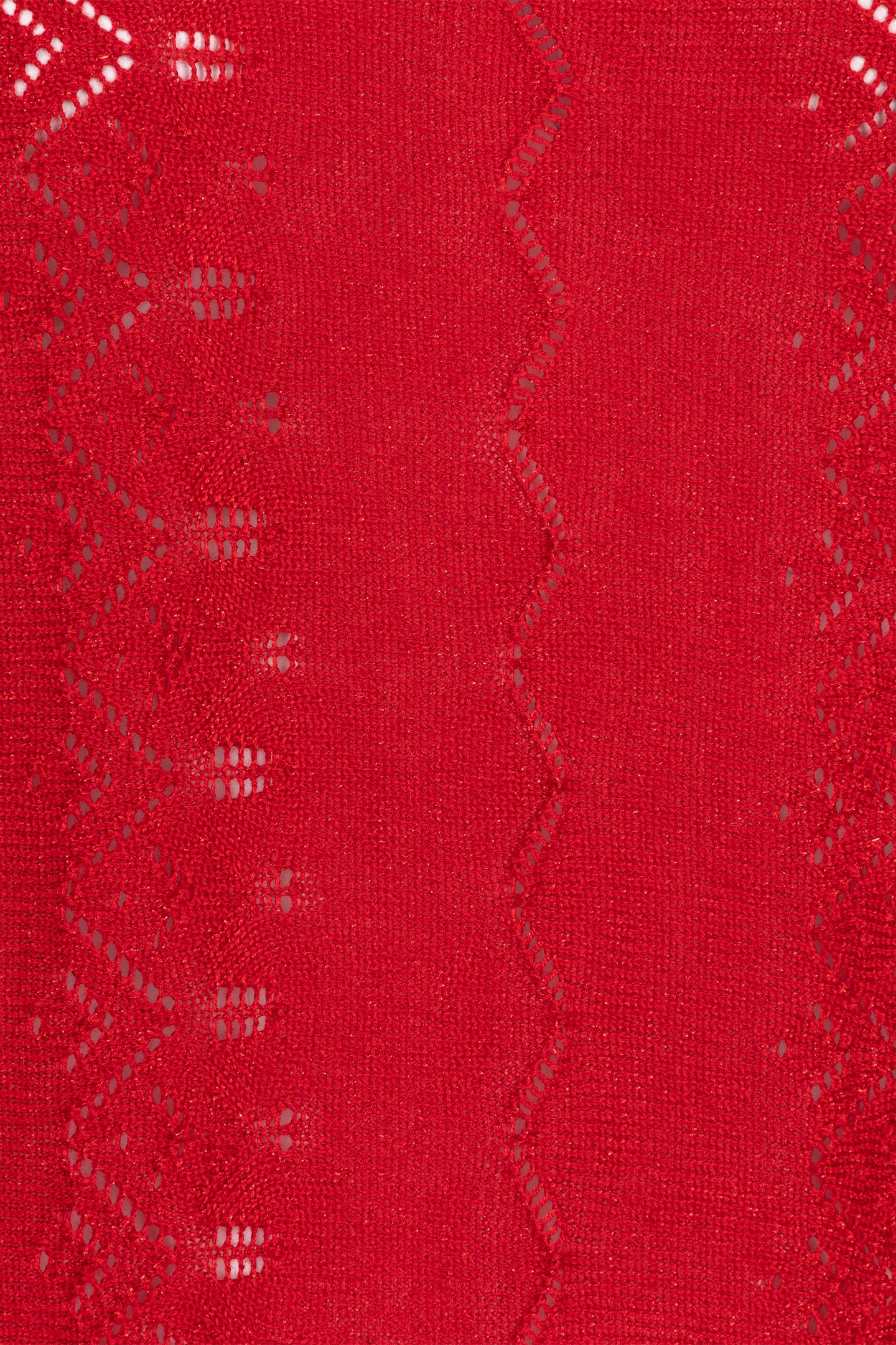 SWEATER BATWING LUREX RED 7