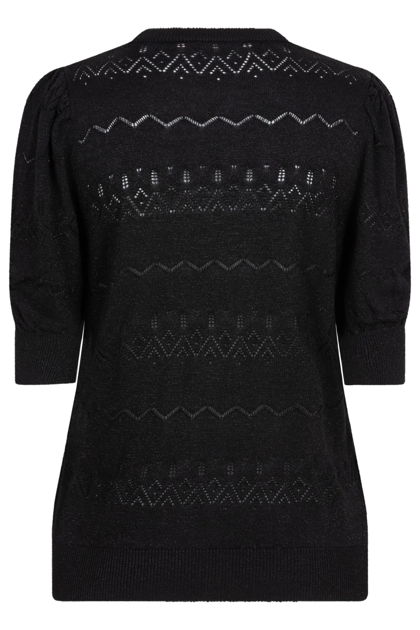SWEATER S/SLVE LUREX BLACK 5