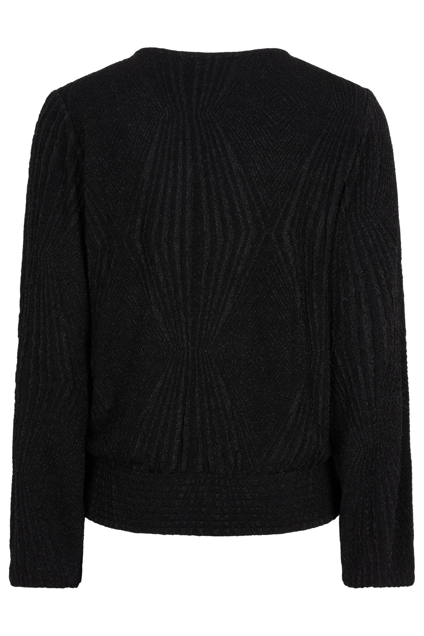 BLOUSE JACQUARD SJ BLACK 5