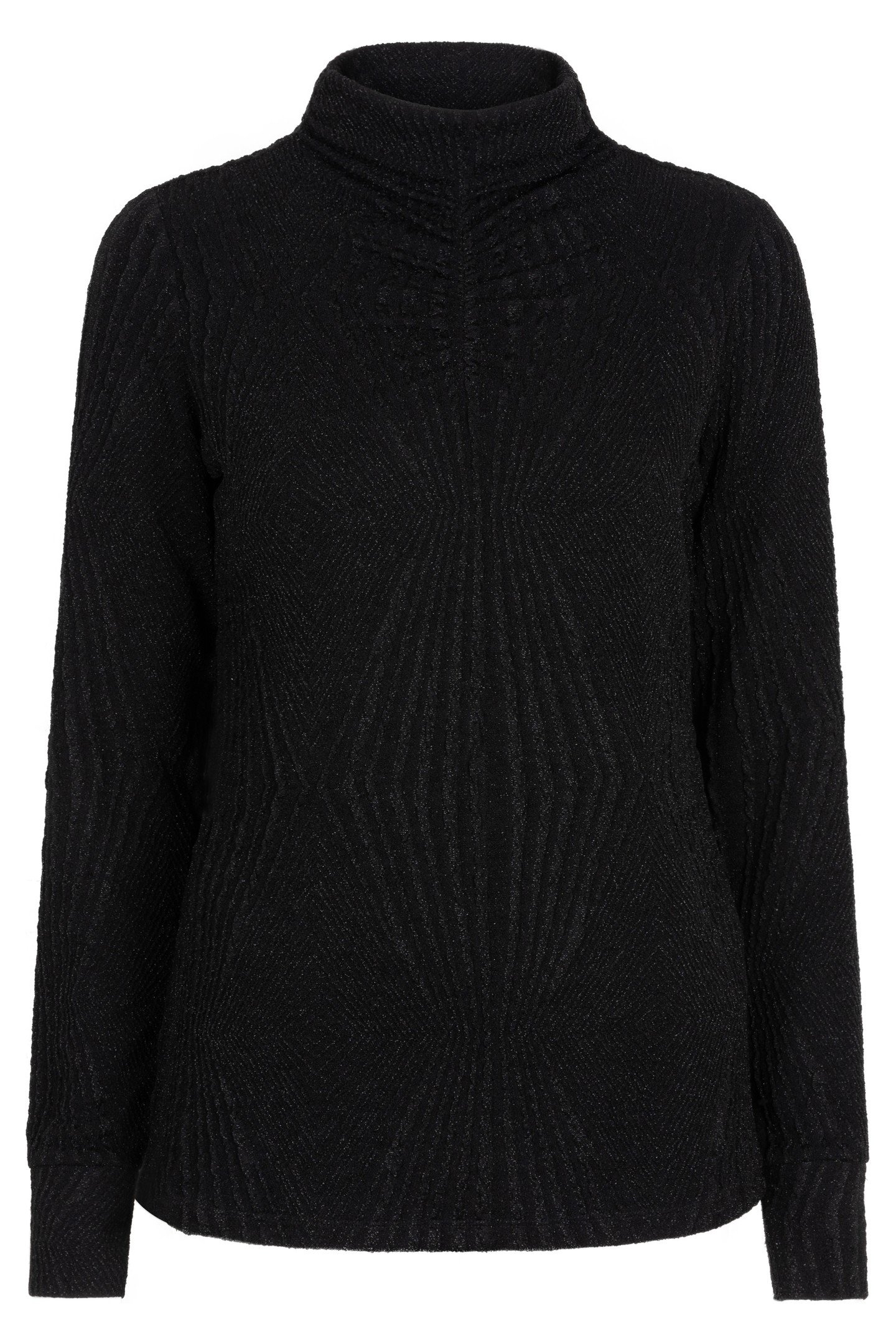 TOP GATHERING JACQUARD SJ BLACK 5