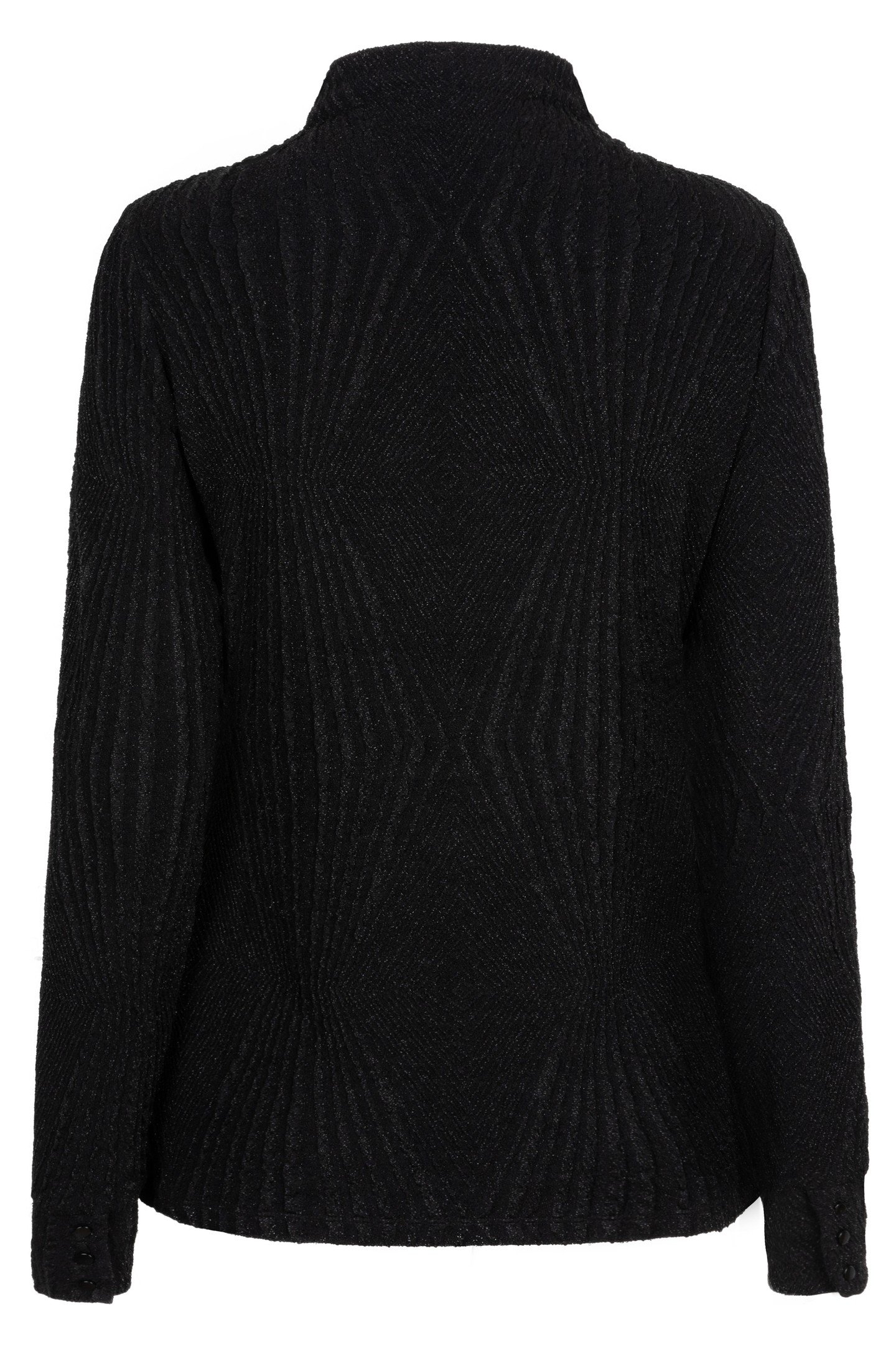 TOP GATHERING JACQUARD SJ BLACK 6