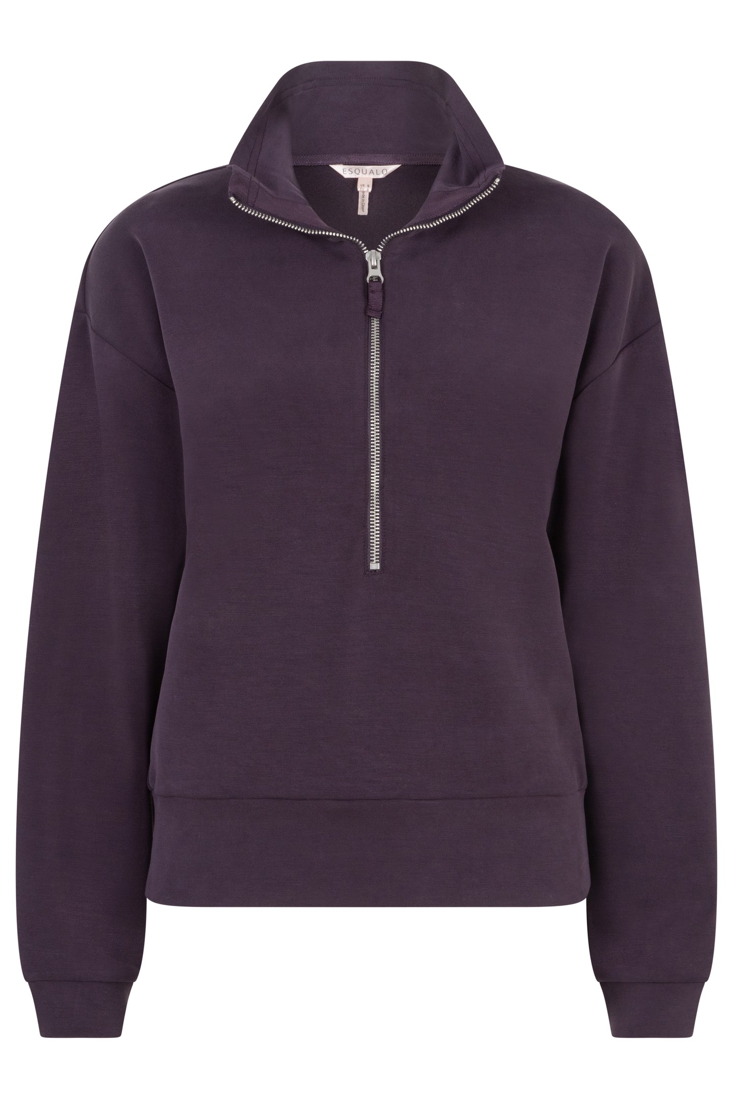 SWEATER ZIPPER MODAL DARK PURPLE 4