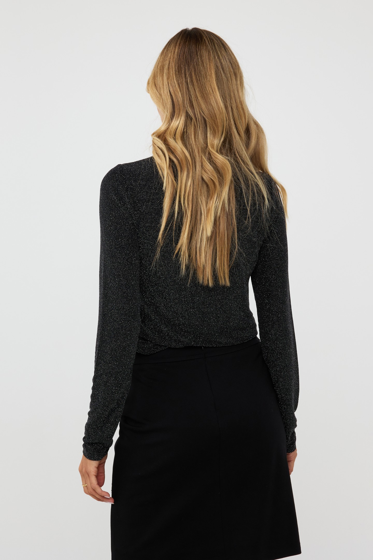 TOP METALLIC FIBER BLACK 3