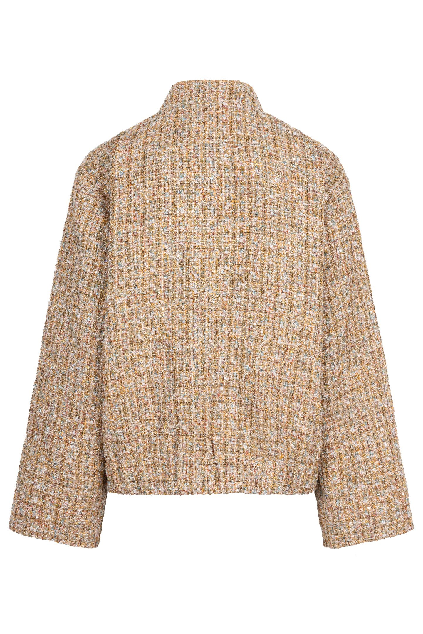 JACKET BOMBER TWEED GOLD 5