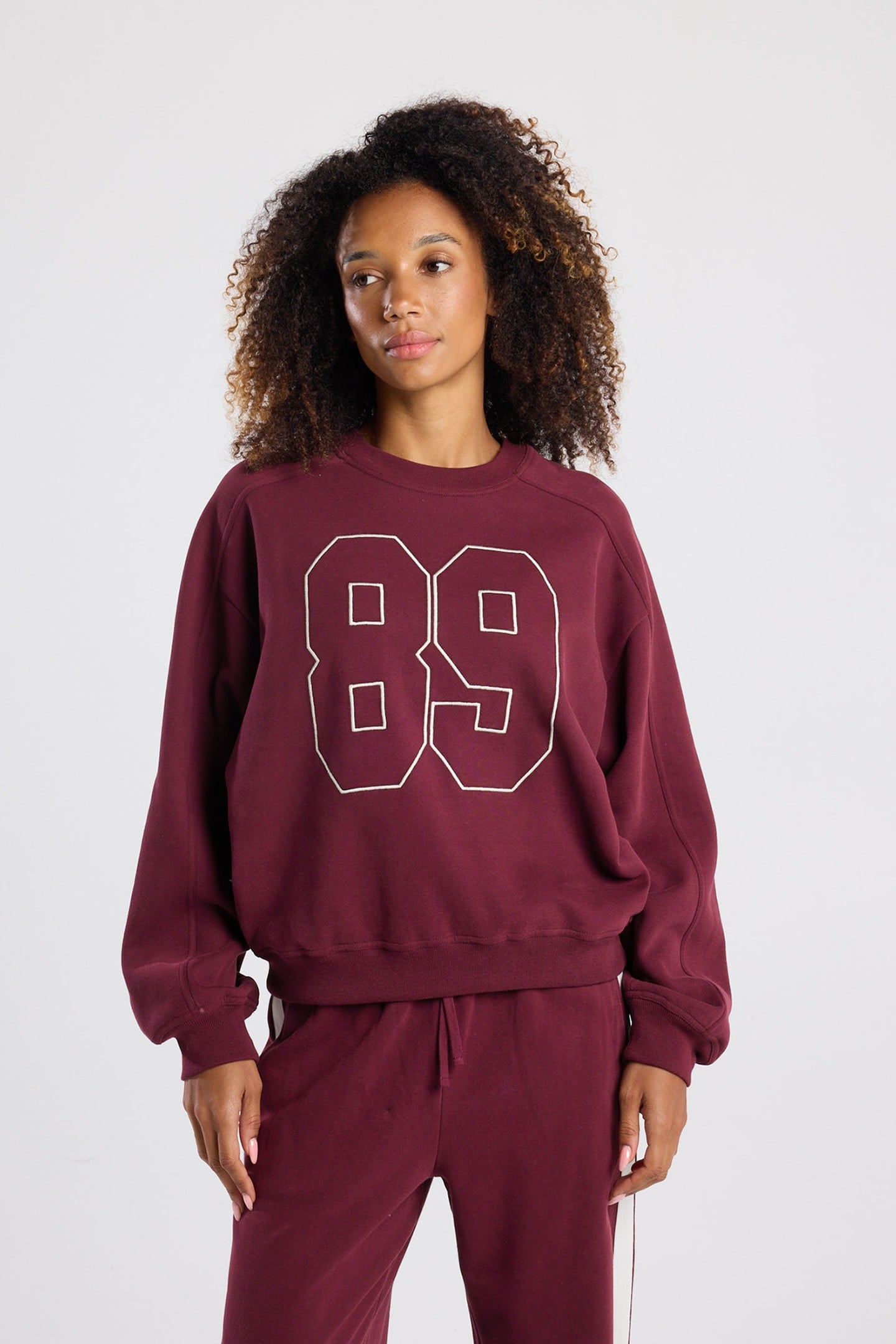 America Today Sabijn Bordeaux Maat: S | Sweaters Outlet | Dames | Bordeaux