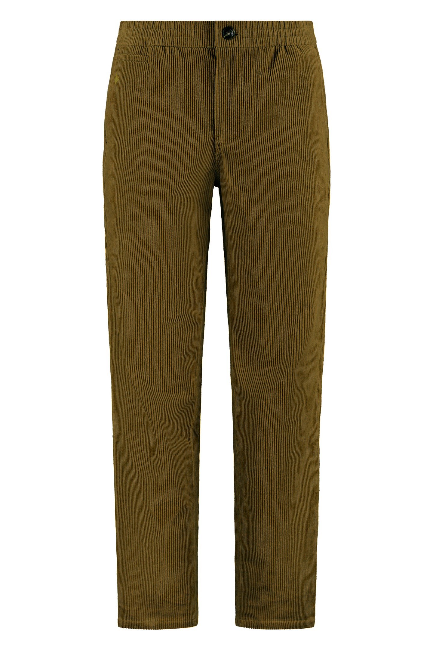 ALAN CORDUROY STRAIGHT FIT TROUSERS GREEN OLIVE 4