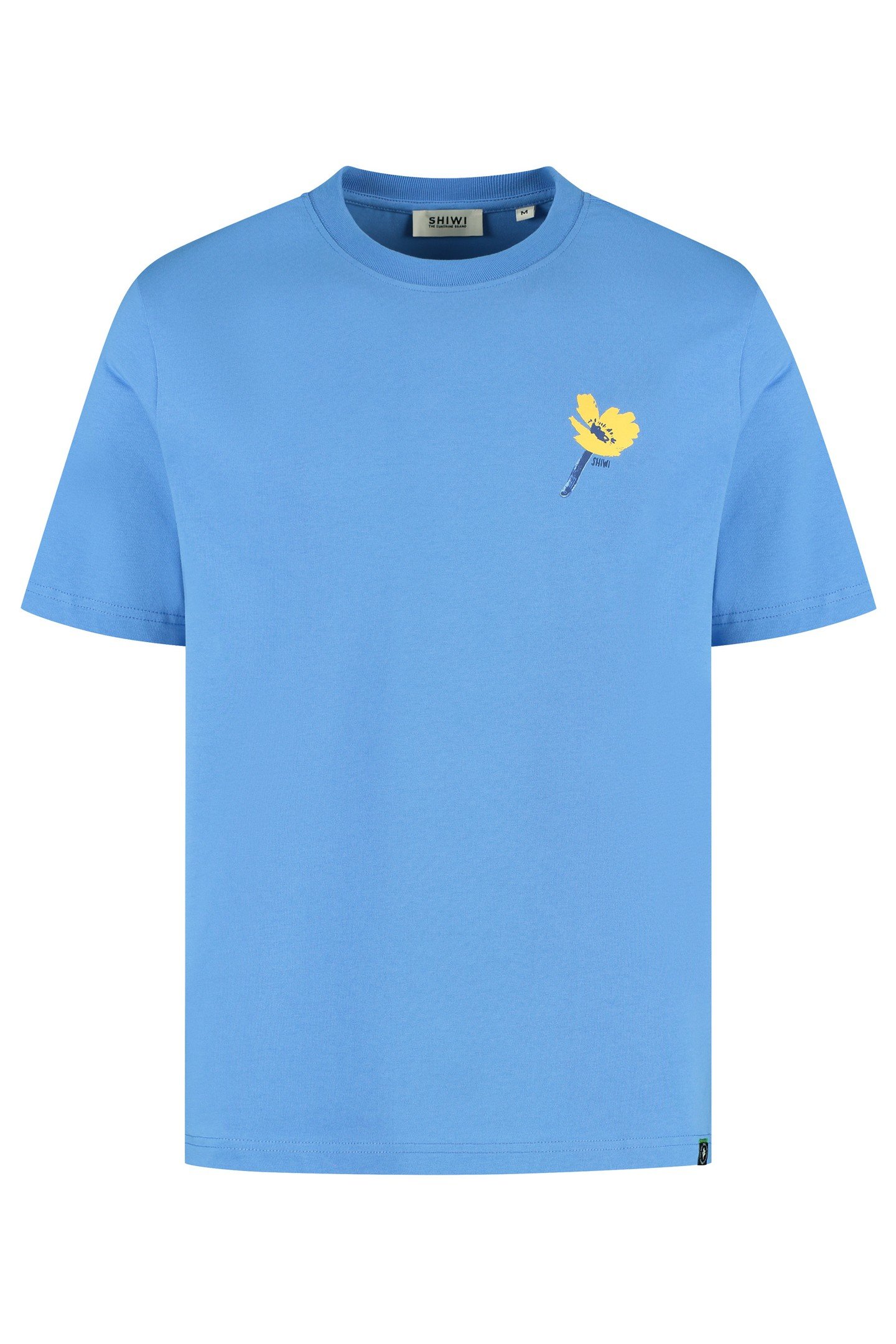 FINN RELAXED FIT UNWIND TEXT T-SHIRT BLUE FIELDS 5