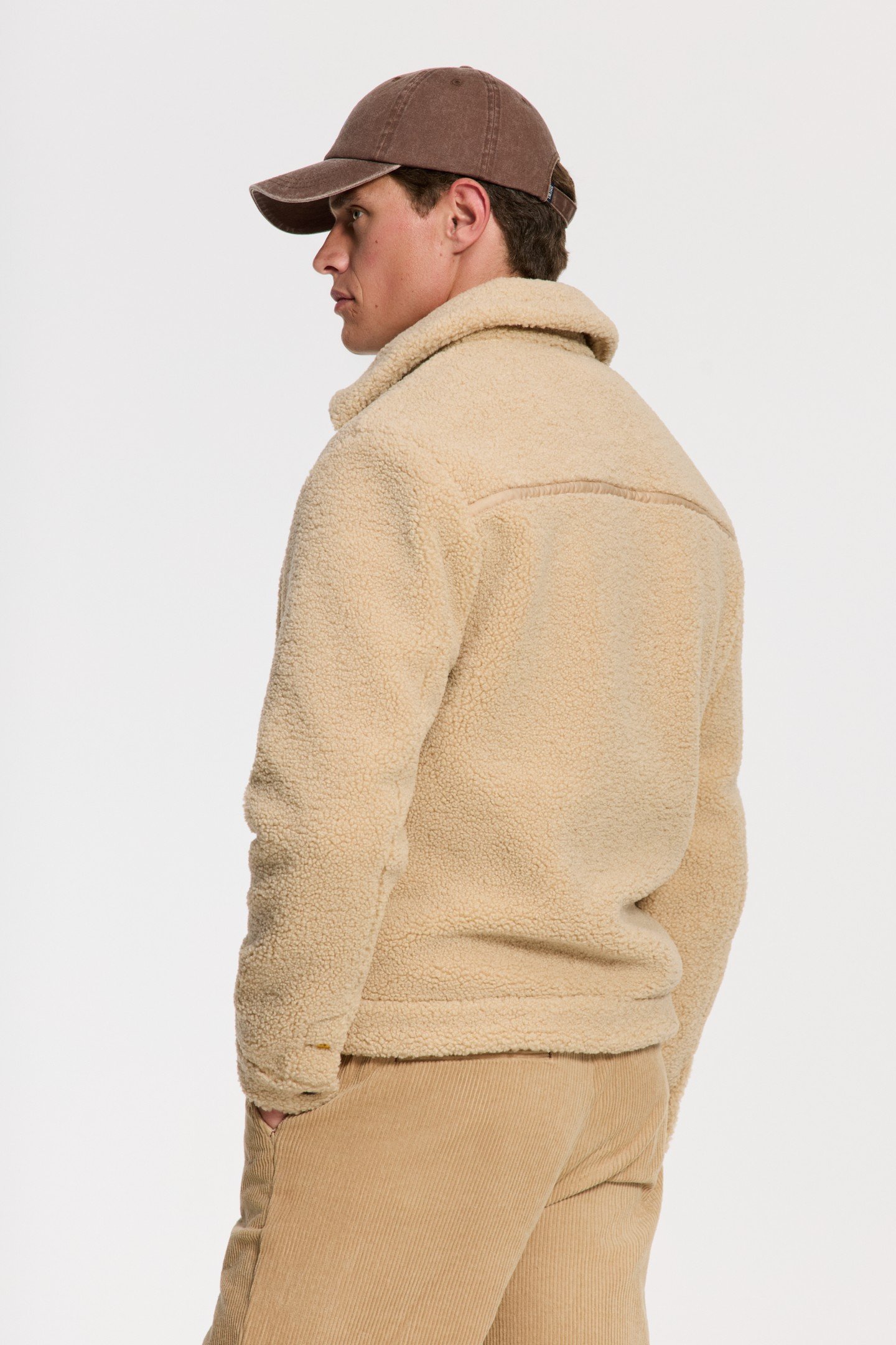 SYD TEDDY JACKET BEIGE CLAY 4