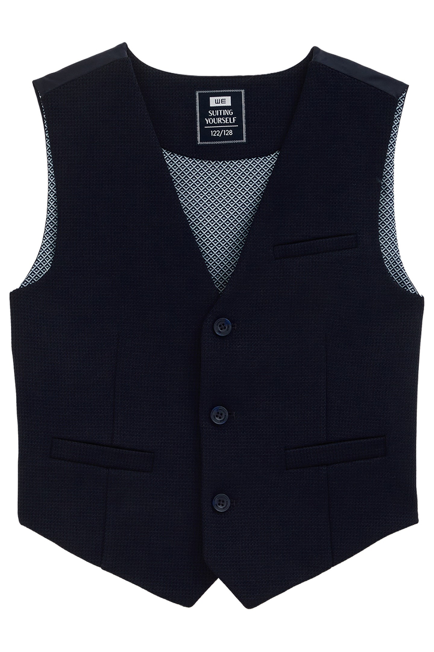 BOYS WAISTCOAT DARK BLUE 1