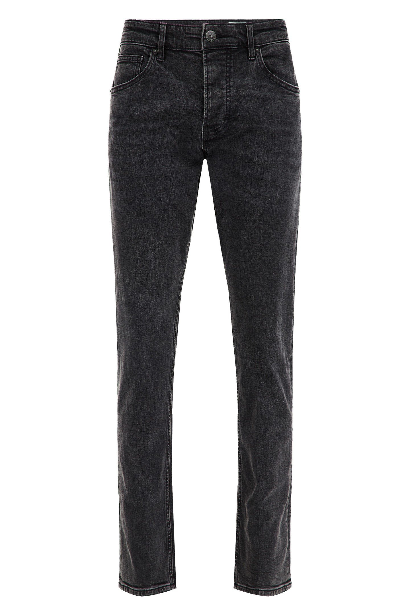 5-POCKET MID WAIST DARK GREY 1