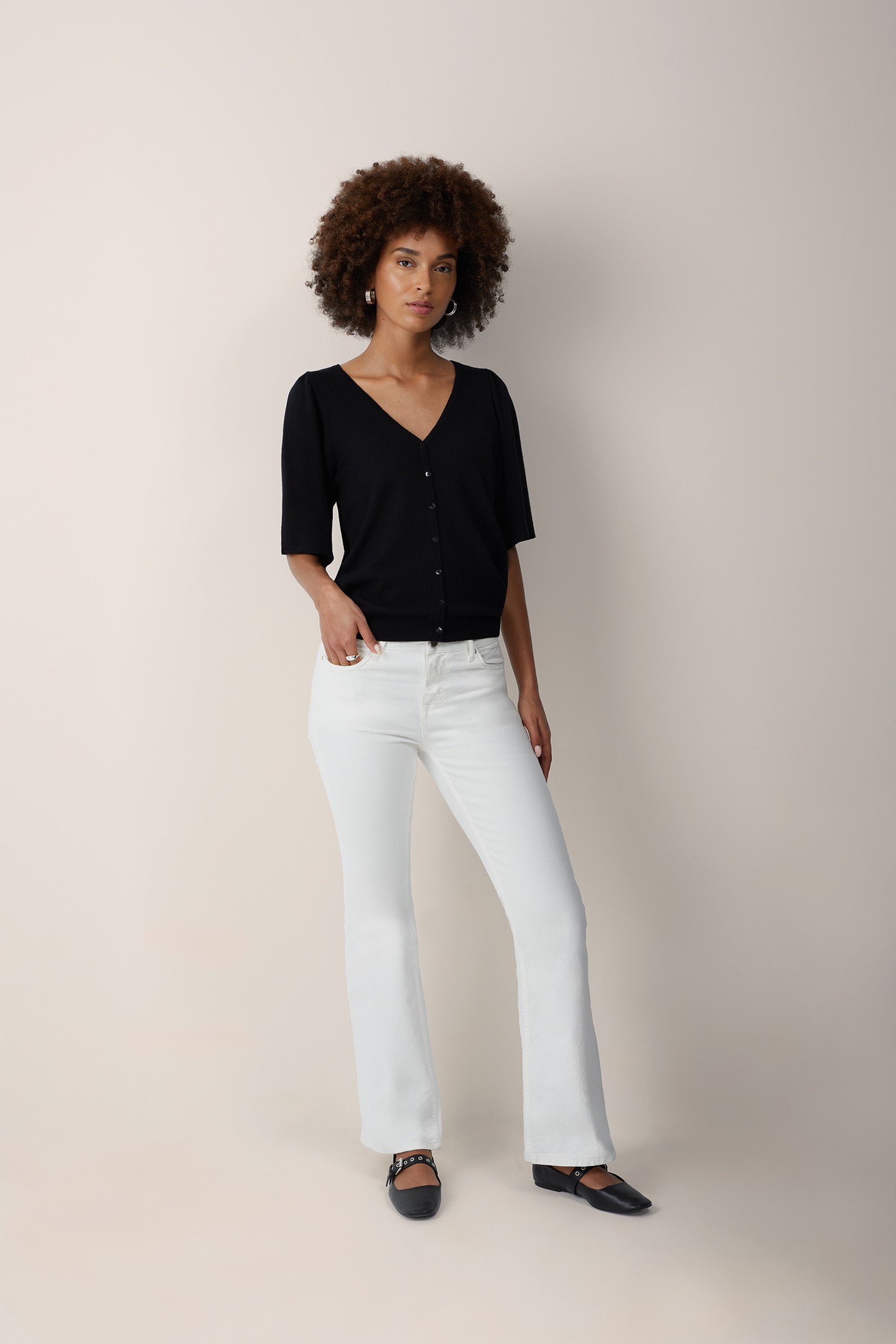 5-POCKET HIGH WAIST OFF-WHITE 3