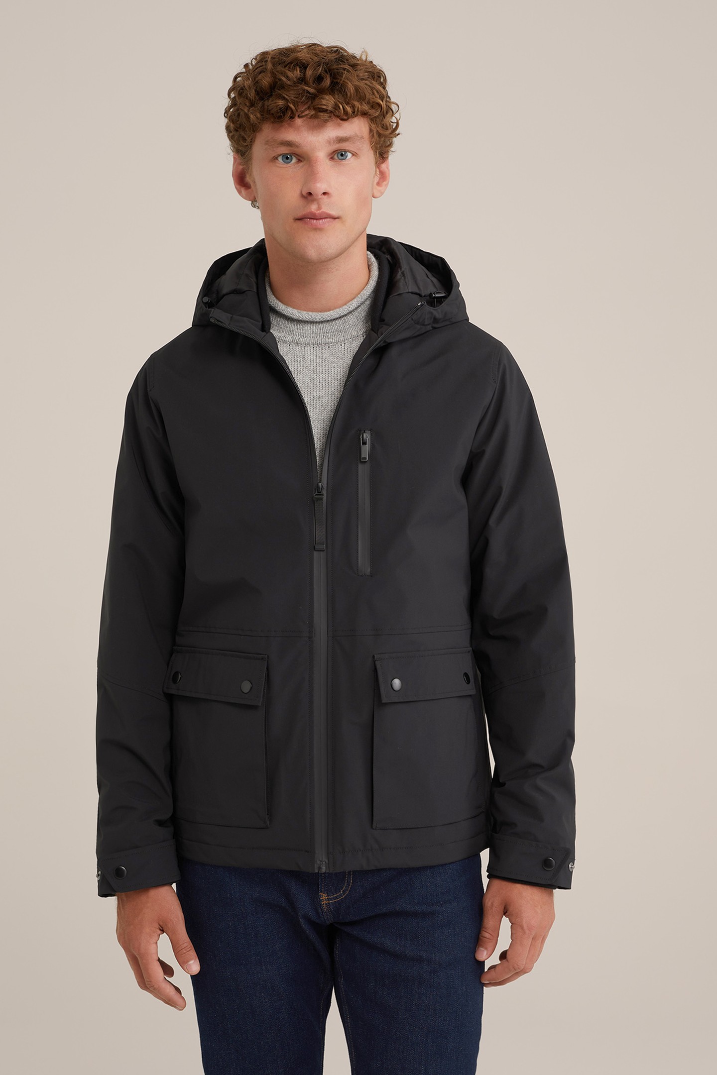 JACKET NORMAL LENGTH BLACK 1