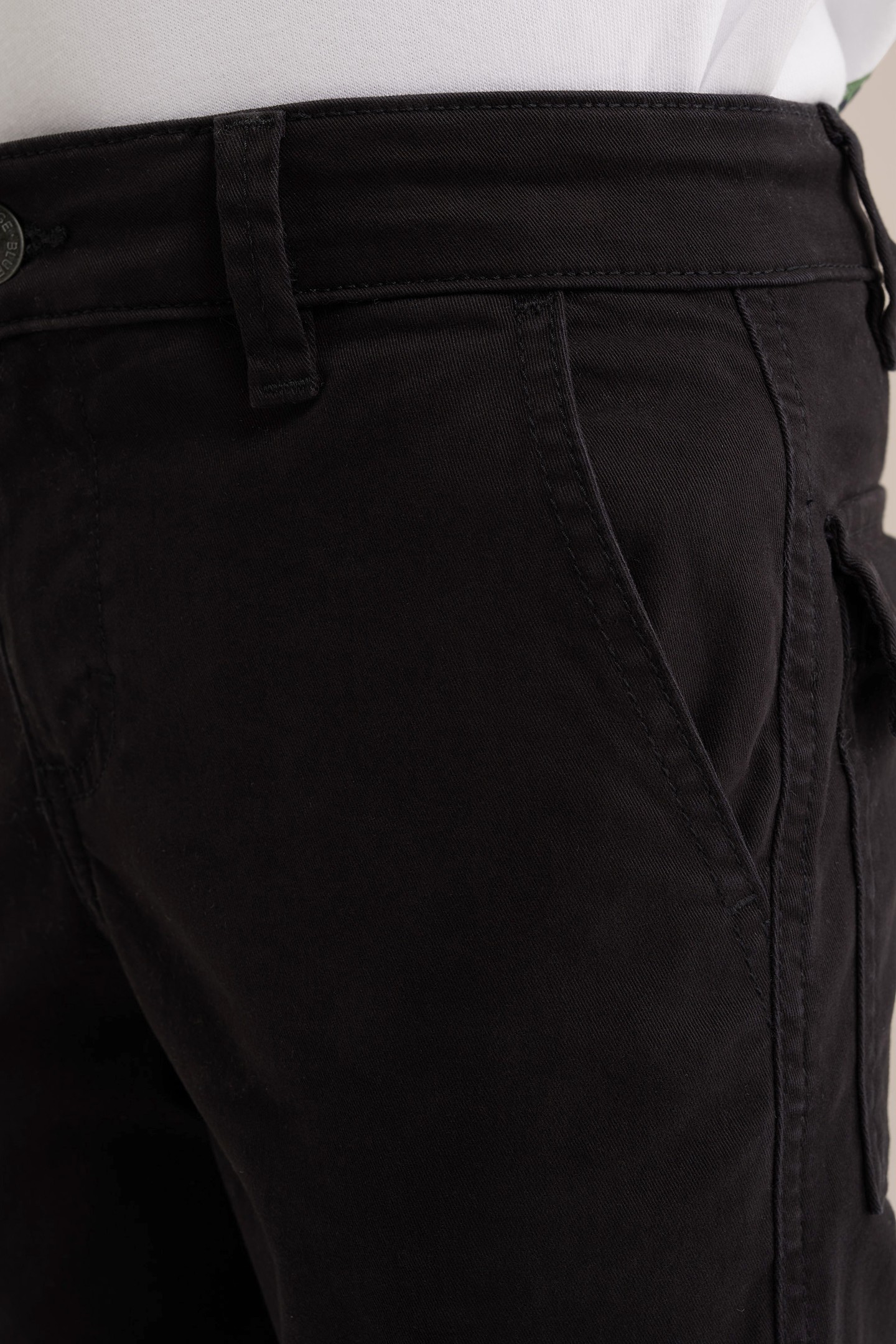 BOYS CARGO PANTS BLACK 9