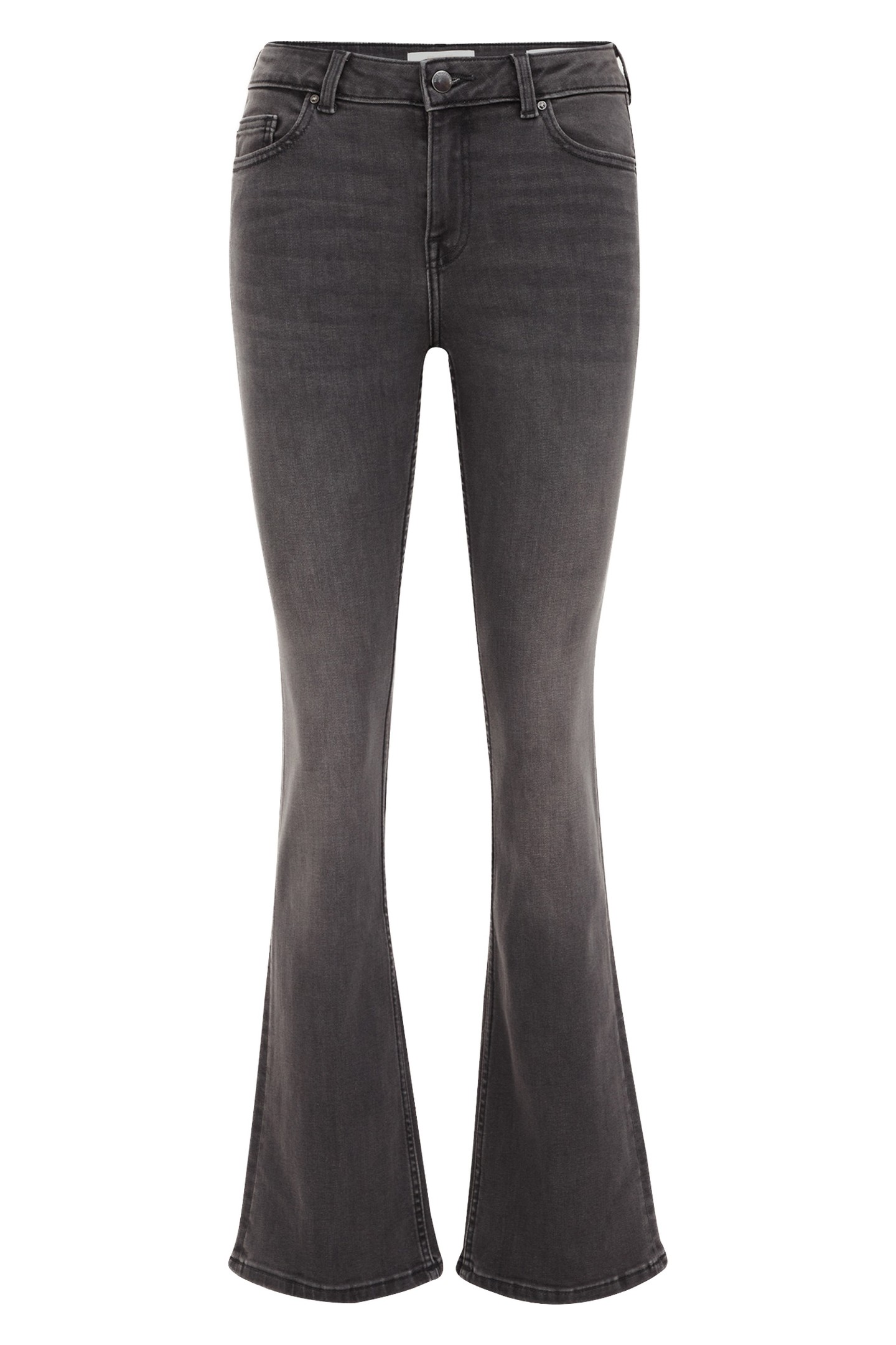 5-POCKET MID WAIST DARK GREY 4