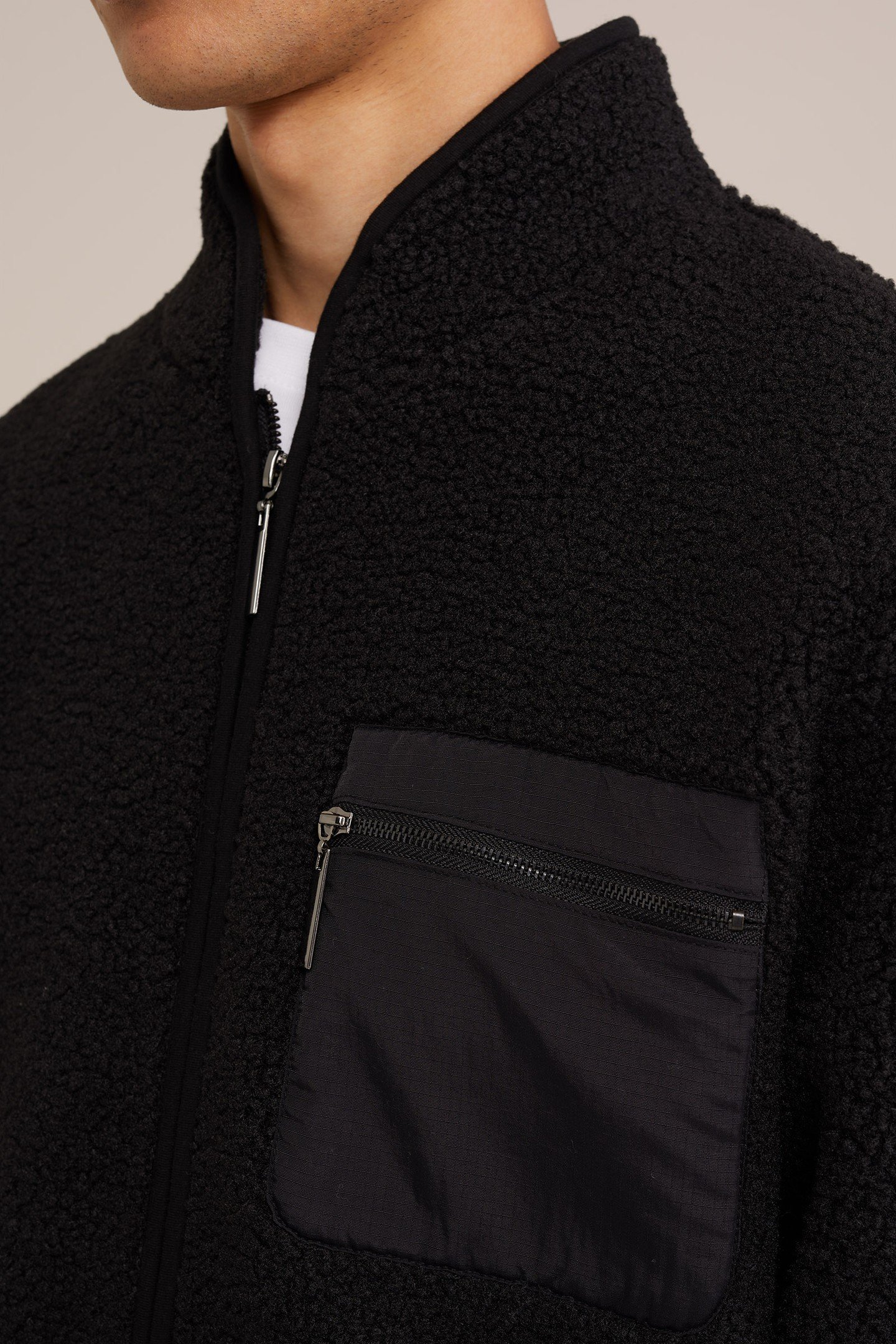 CARDIGAN WITH ZIPPER BLACK 9