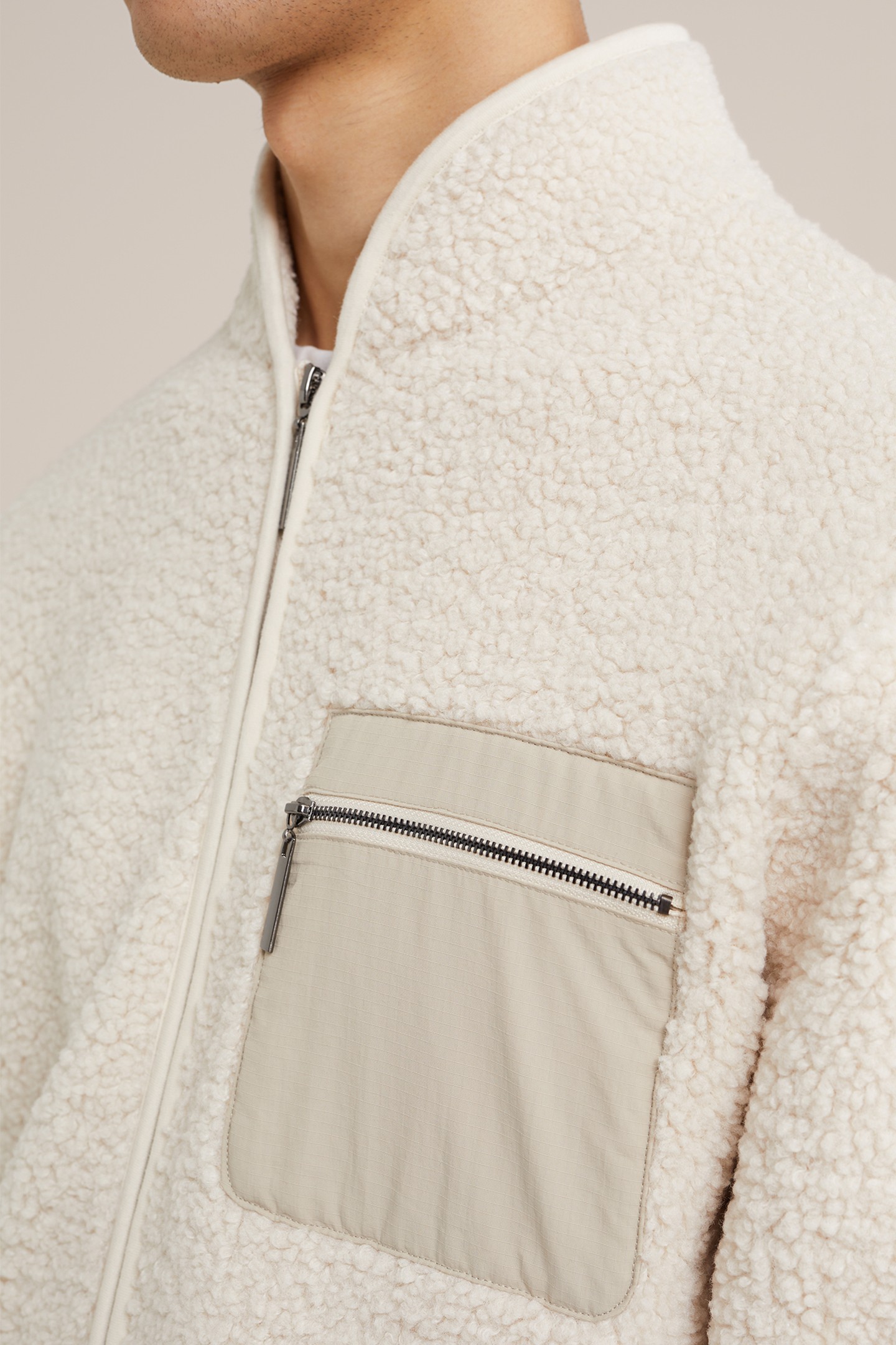 CARDIGAN WITH ZIPPER BLACK 10