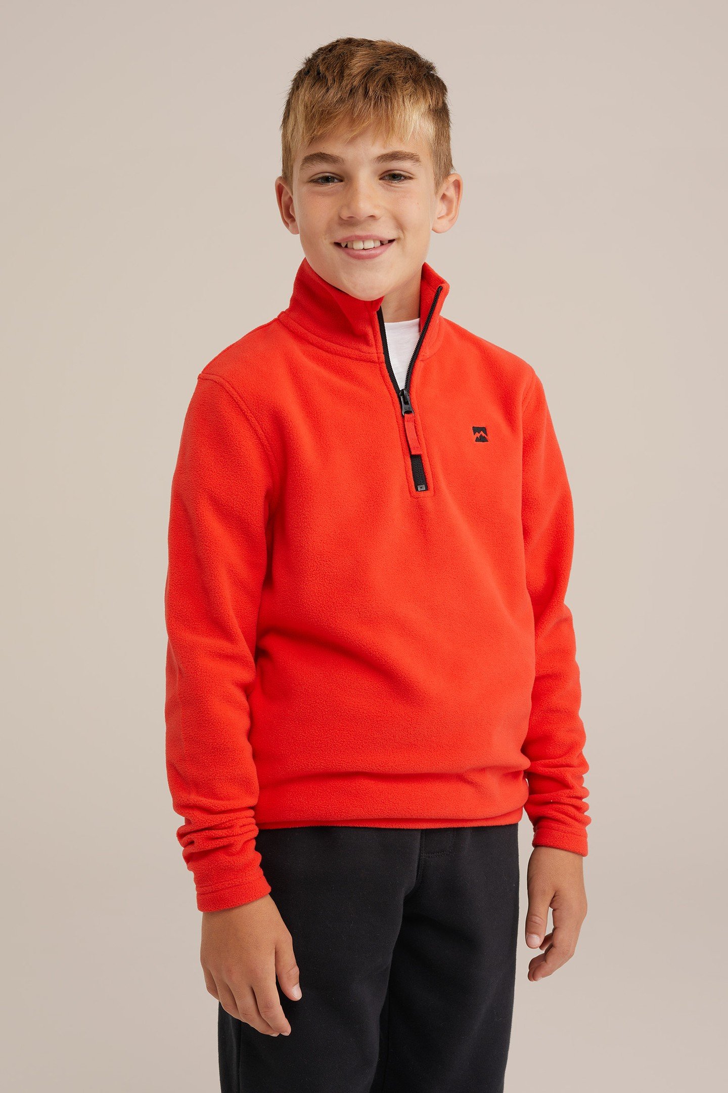 BOYS THERMAL SET BRIGHT ORANGE 2