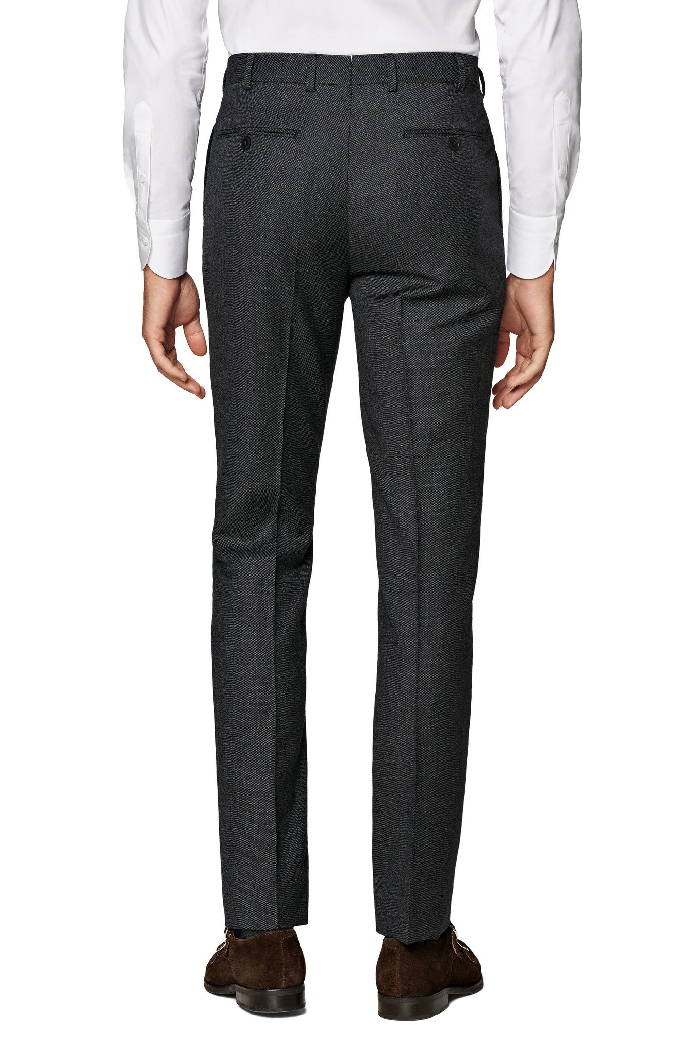 BRESCIA D. GREY PURE WOOL S130 DARK GREY 4