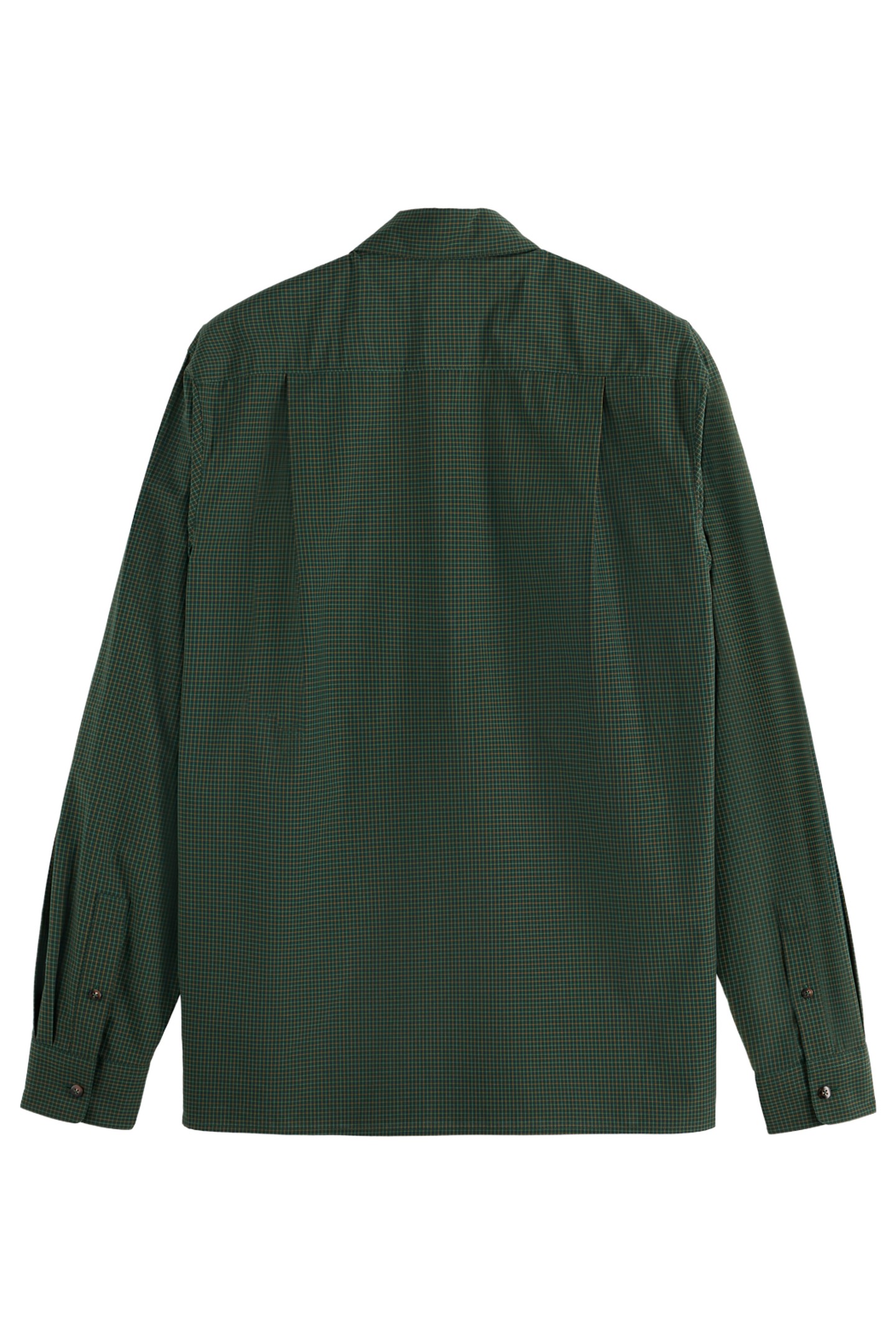 RELAXED FIT YARN-DYED MICRO-CHECK SHIRT MICRO CHECK GOLDEN B 3