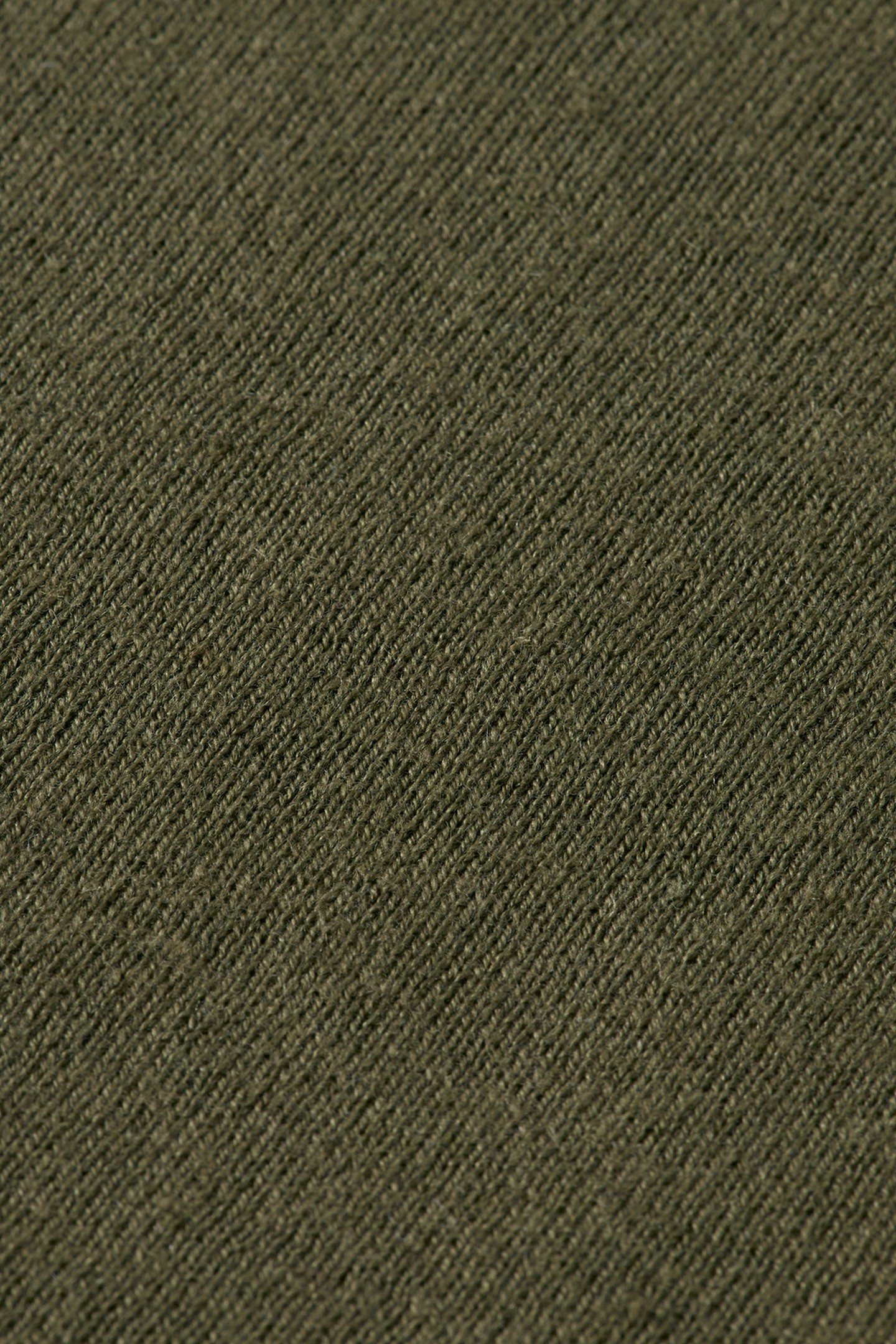 LINEN-BLEND REGULAR FIT CREWNECK CLASSIC GREEN 5