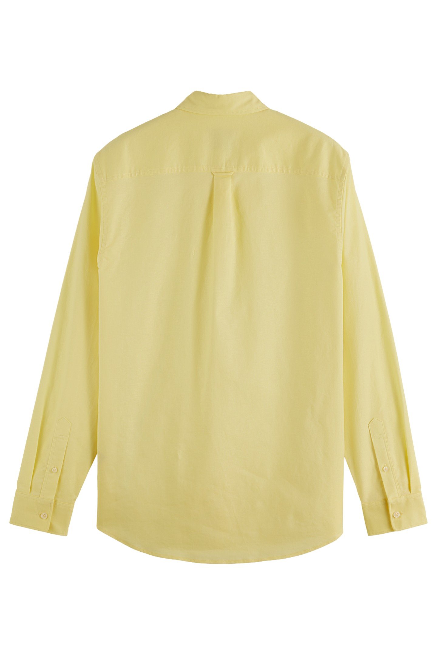 SEASONAL CORE - REGULAR FIT SOLID OXFORD SHIRT SORBET YELLOW 3