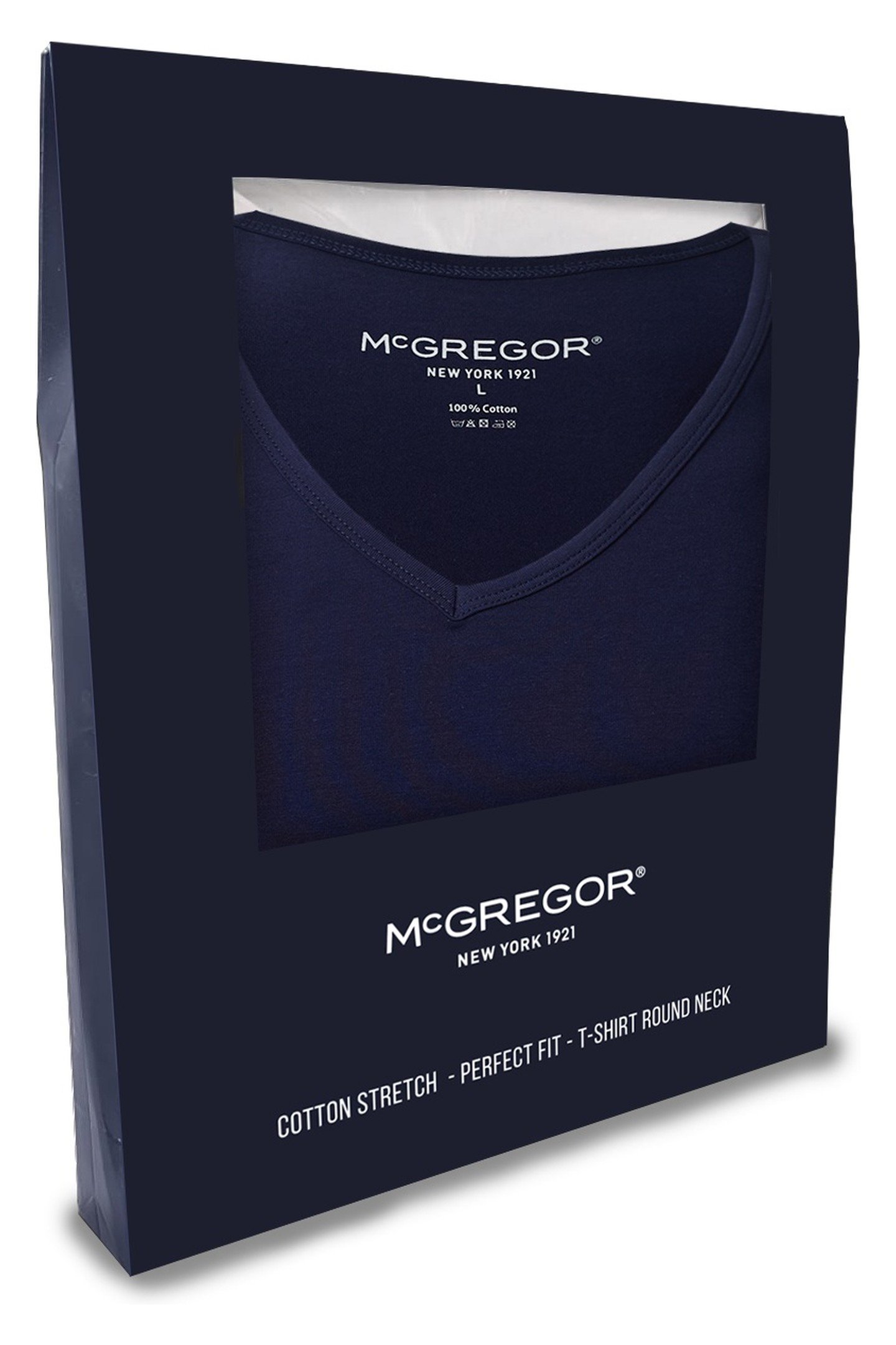 PREMIUM - STRETCH T-SHIRT - 4-PACK NAVY 4