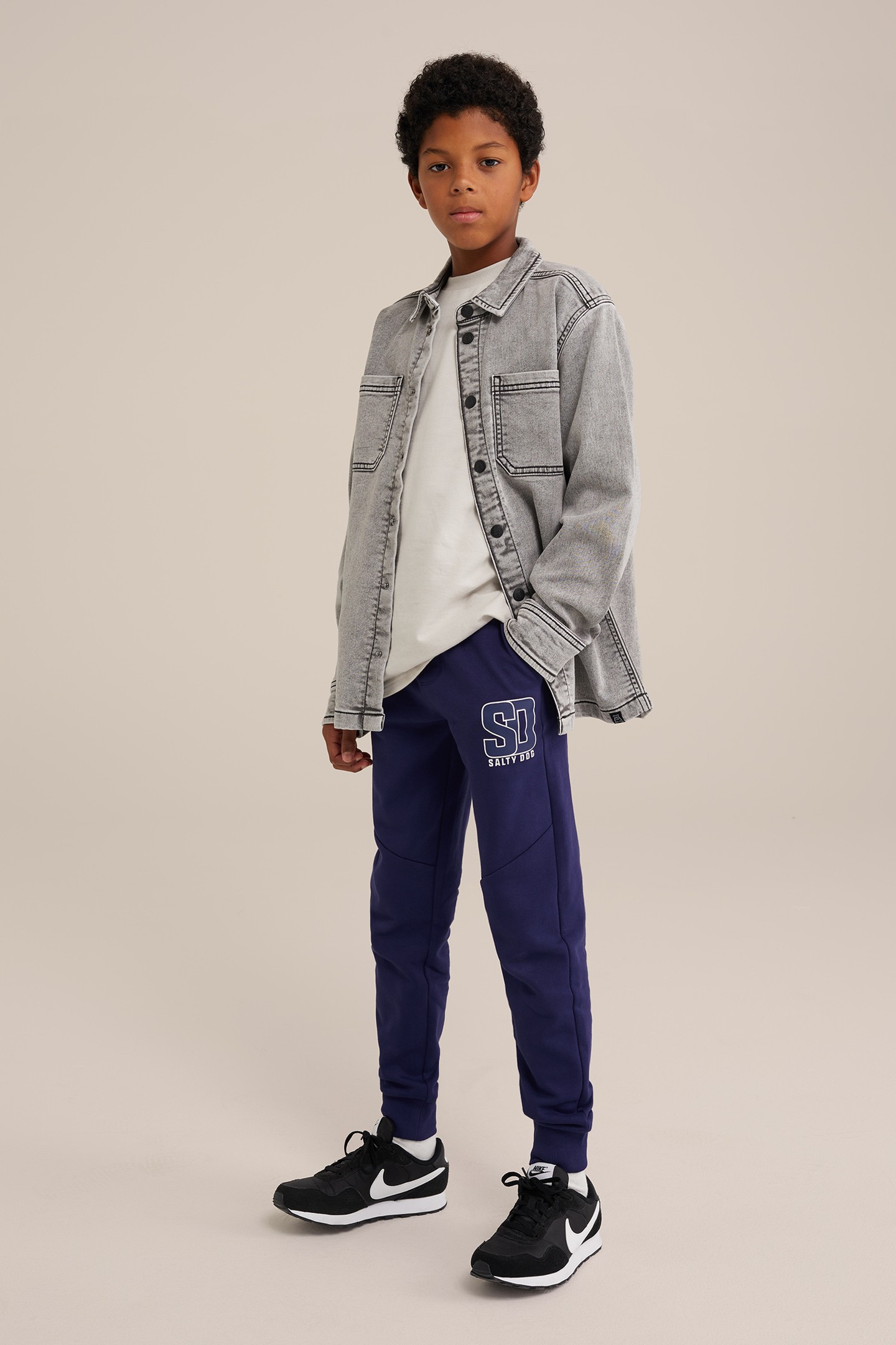 BOYS JOGGING PANTS DARK BLUE 2