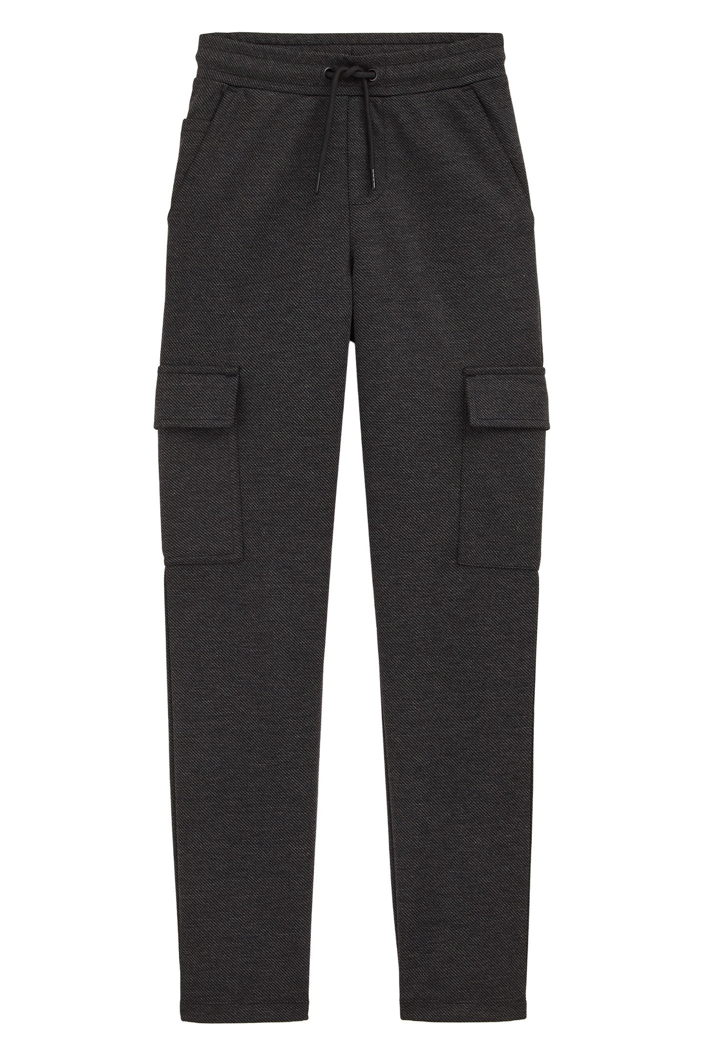 BOYS CARGO PANTS BLACK 1