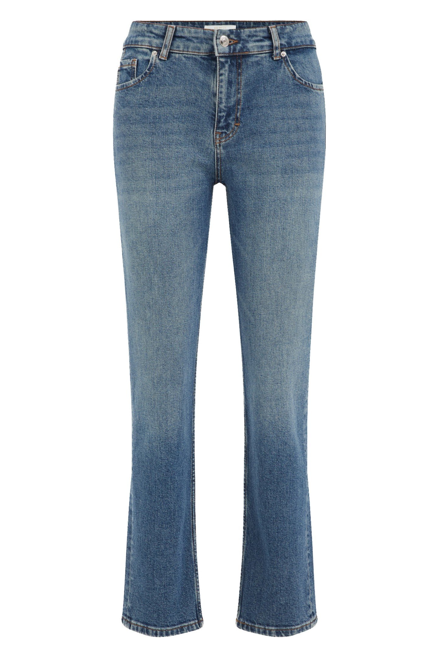 5-POCKET MID WAIST DARK BLUE 4