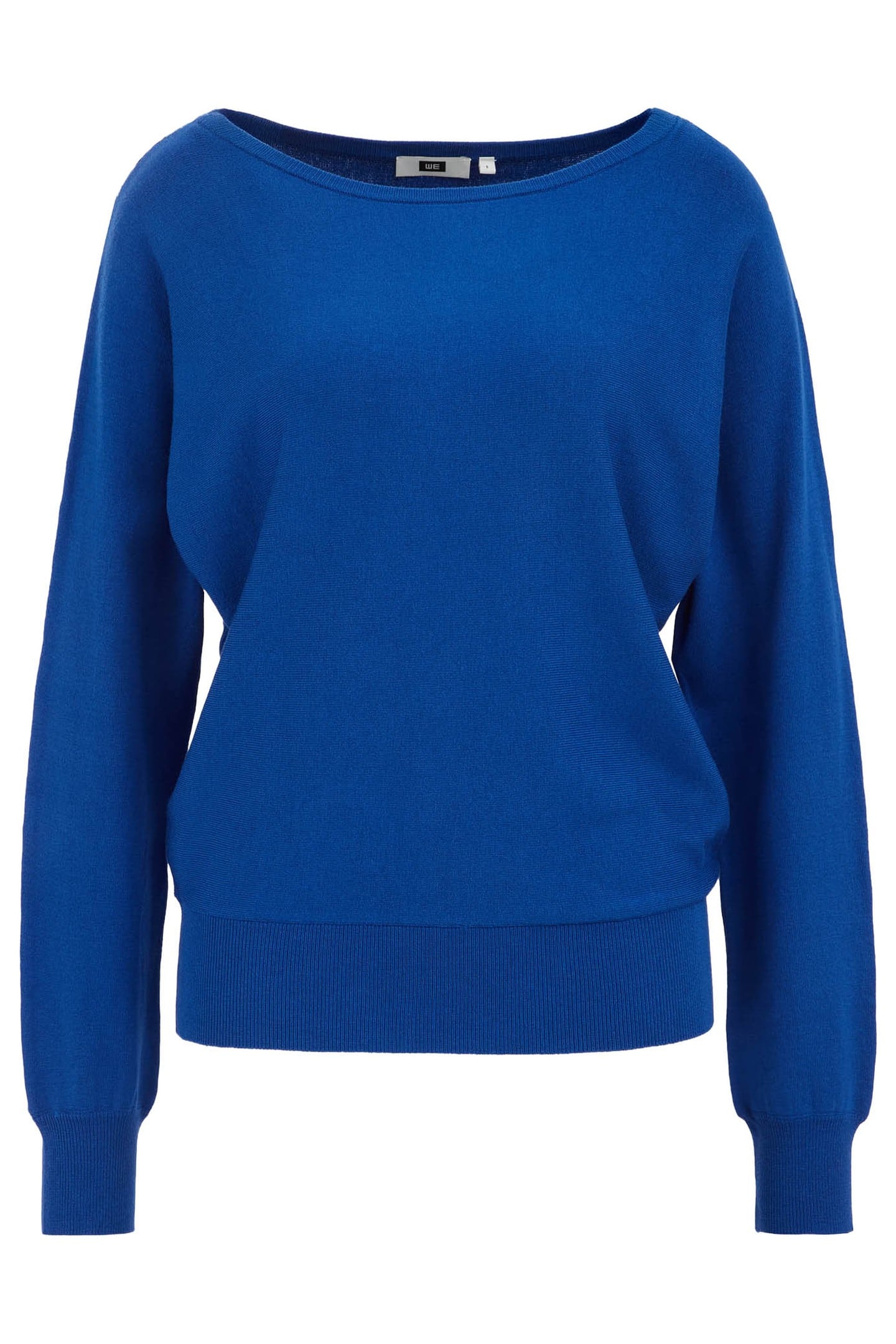 KNITTED PULLOVER COBALT BLUE 1