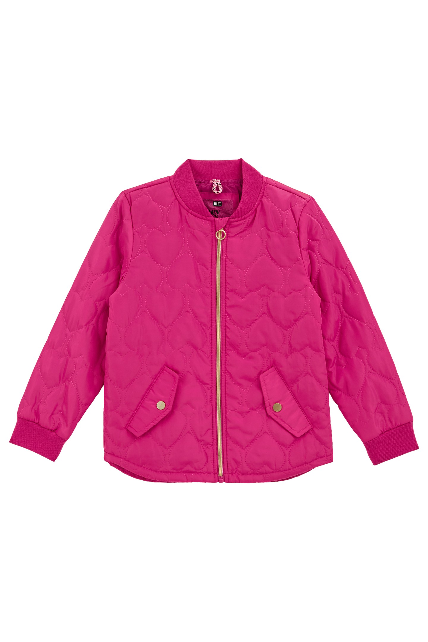 GIRLS JACKET MIDLONG BRIGHT PINK 3
