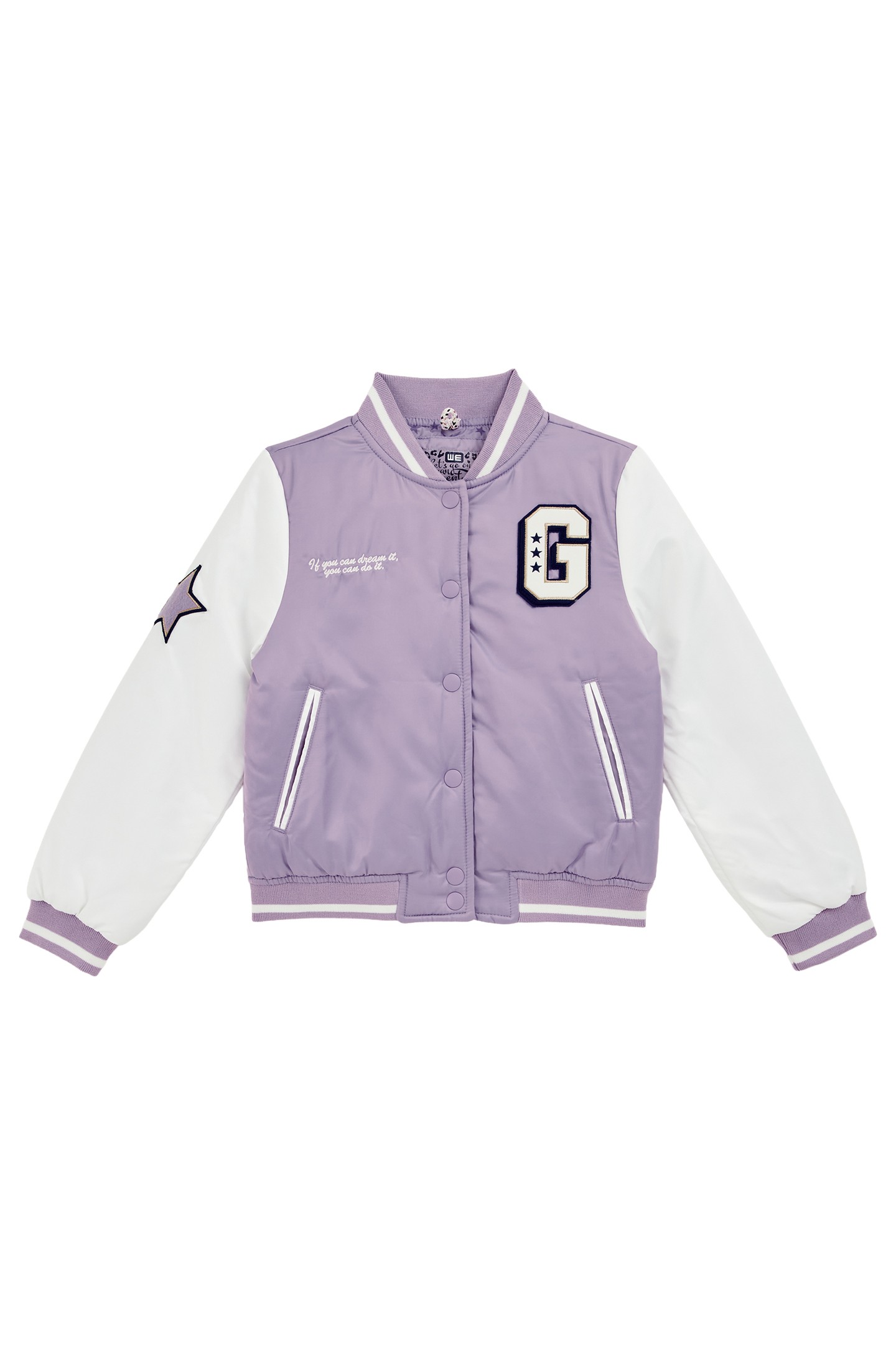 GIRLS BOMBER LILAC 3